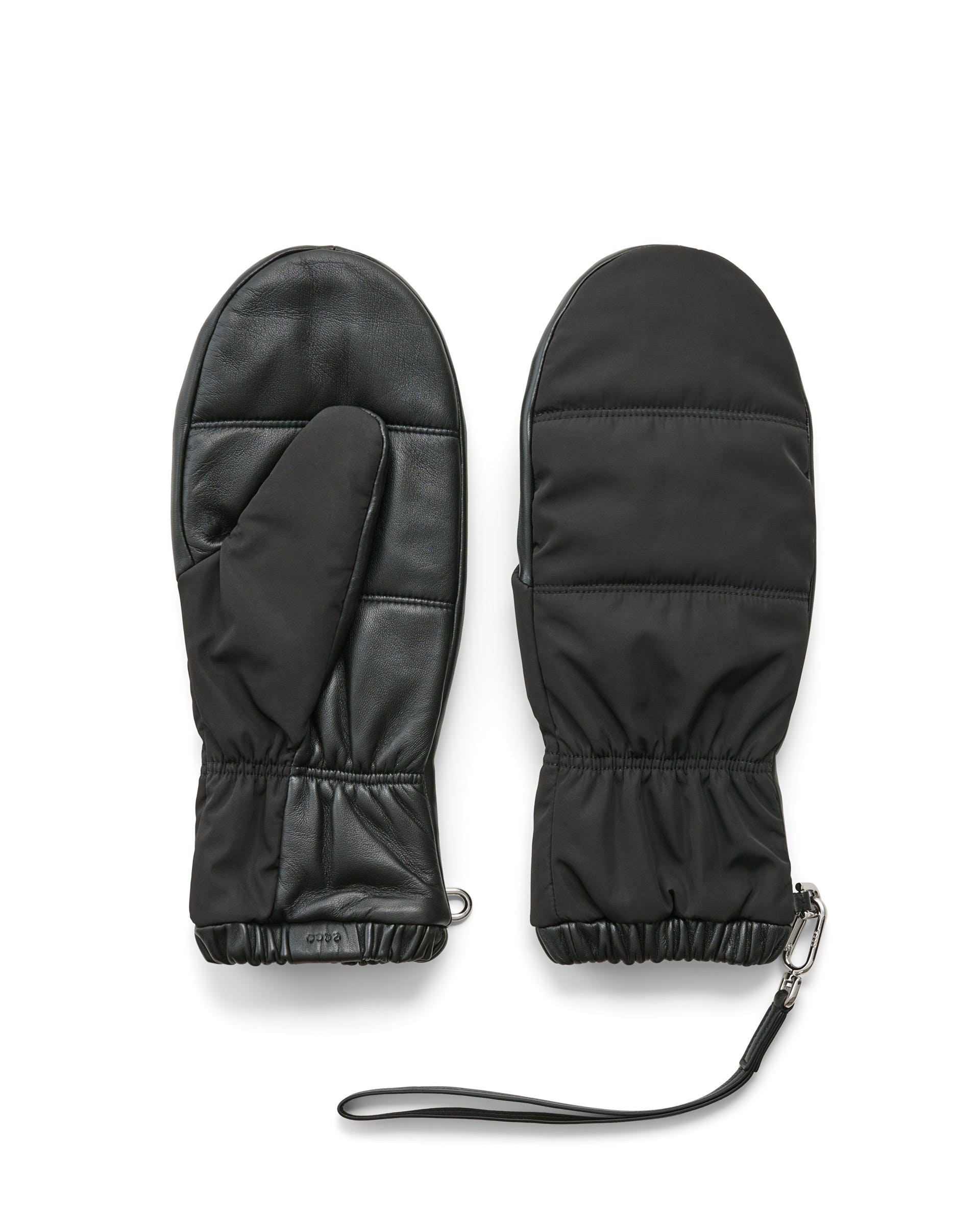 ECCO Gloves Quilted メンズ ミトン - ブラック - Main