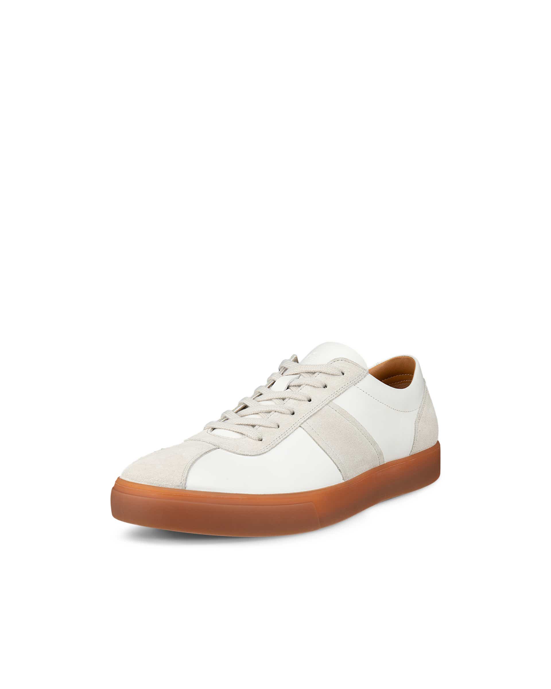 ECCO SOFT 10 MEN メンズ レザースニーカー | ホワイト ECCO SOFT 10 MEN メンズ レザースニーカー | ホワイト