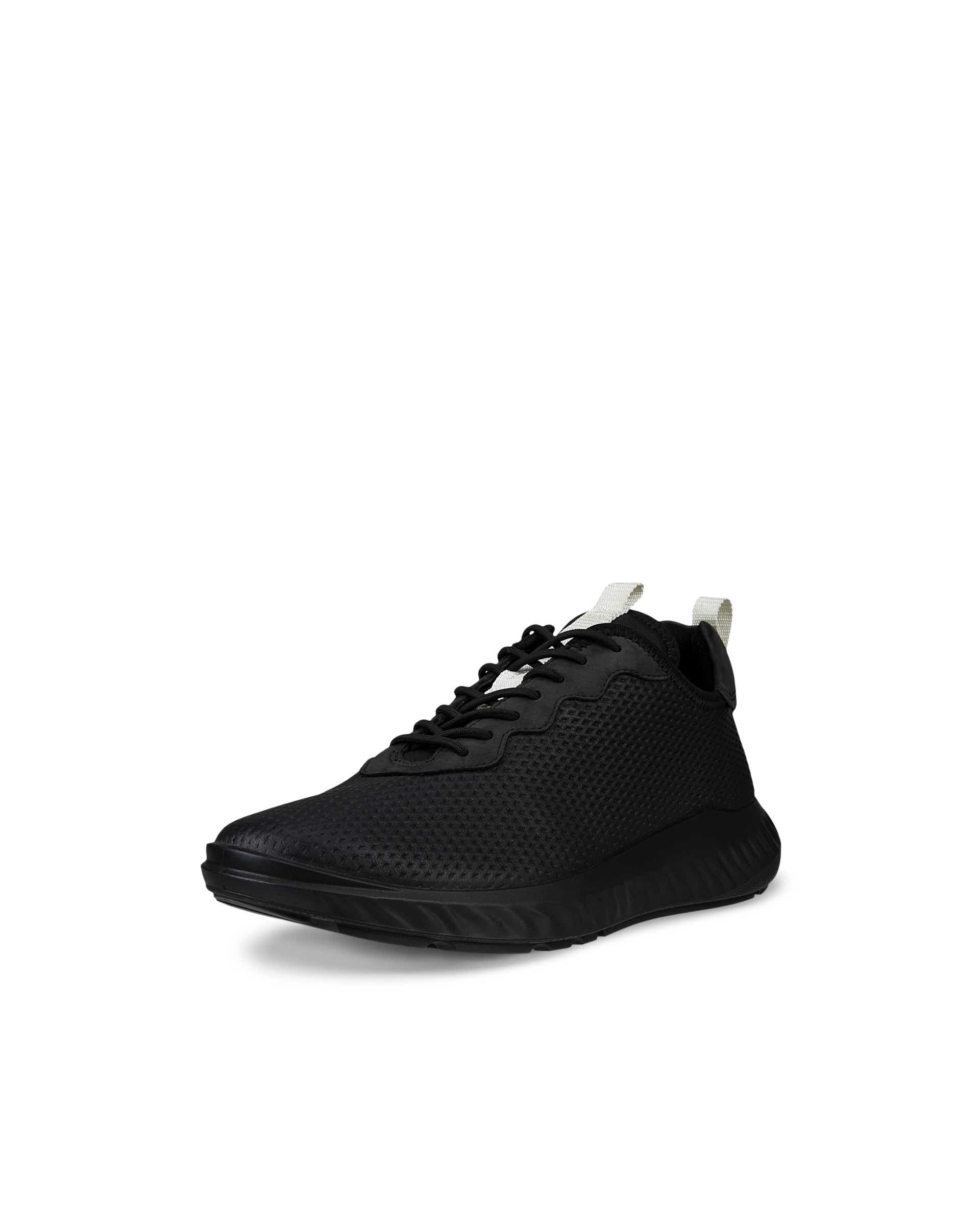 ECCO Men Ath-1F Street Style Leather Sneakers - Black - Main