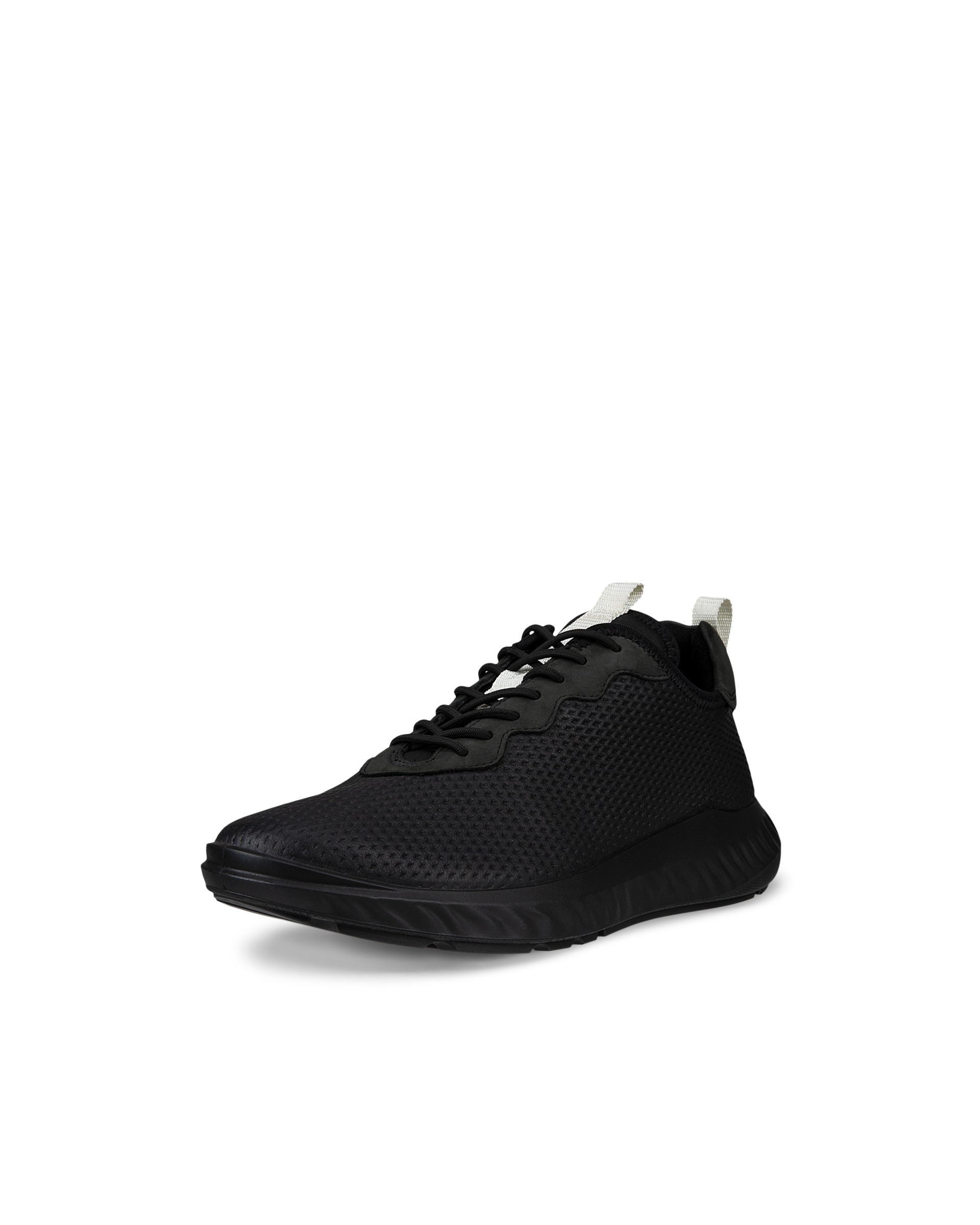 ECCO Men Ath-1F Street Style Leather Sneakers - Black - Main
