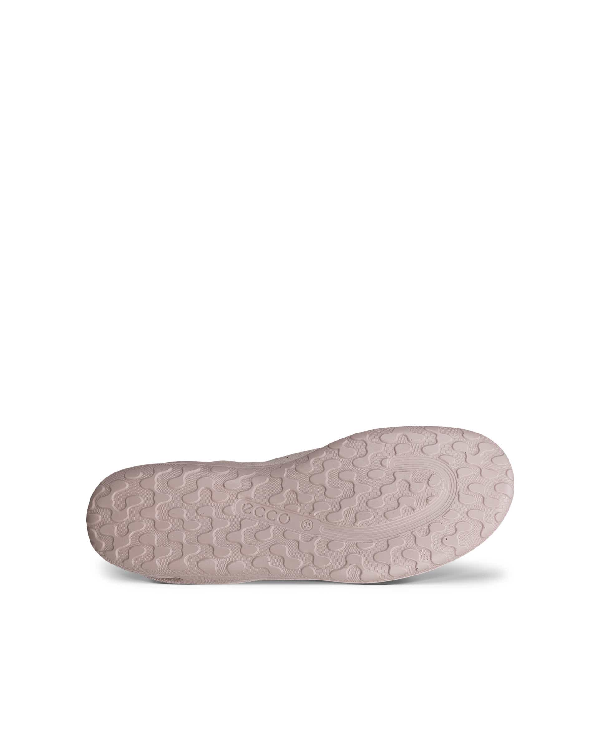 Damskie sznurowane buty tekstylne ECCO® BIOM EVERYDAY - Różowy - Sole
