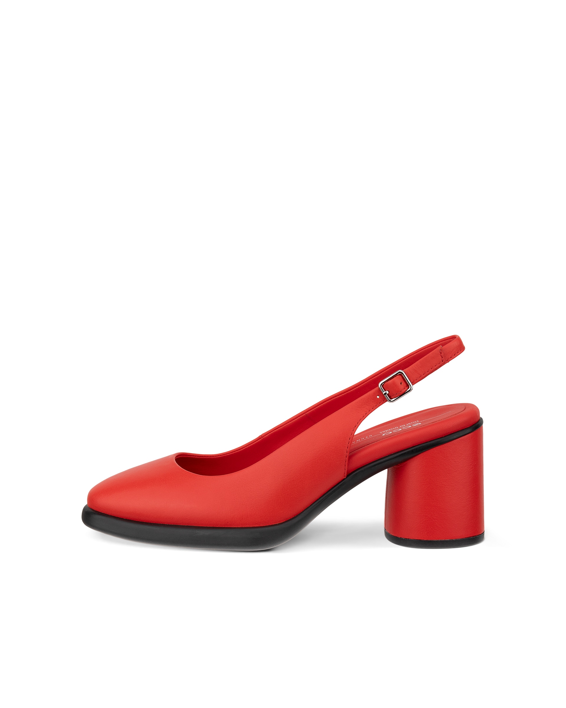 ECCO® Sculpted LX 55 plokk-kontsaga nahast kingad naistele - Punane - Outside