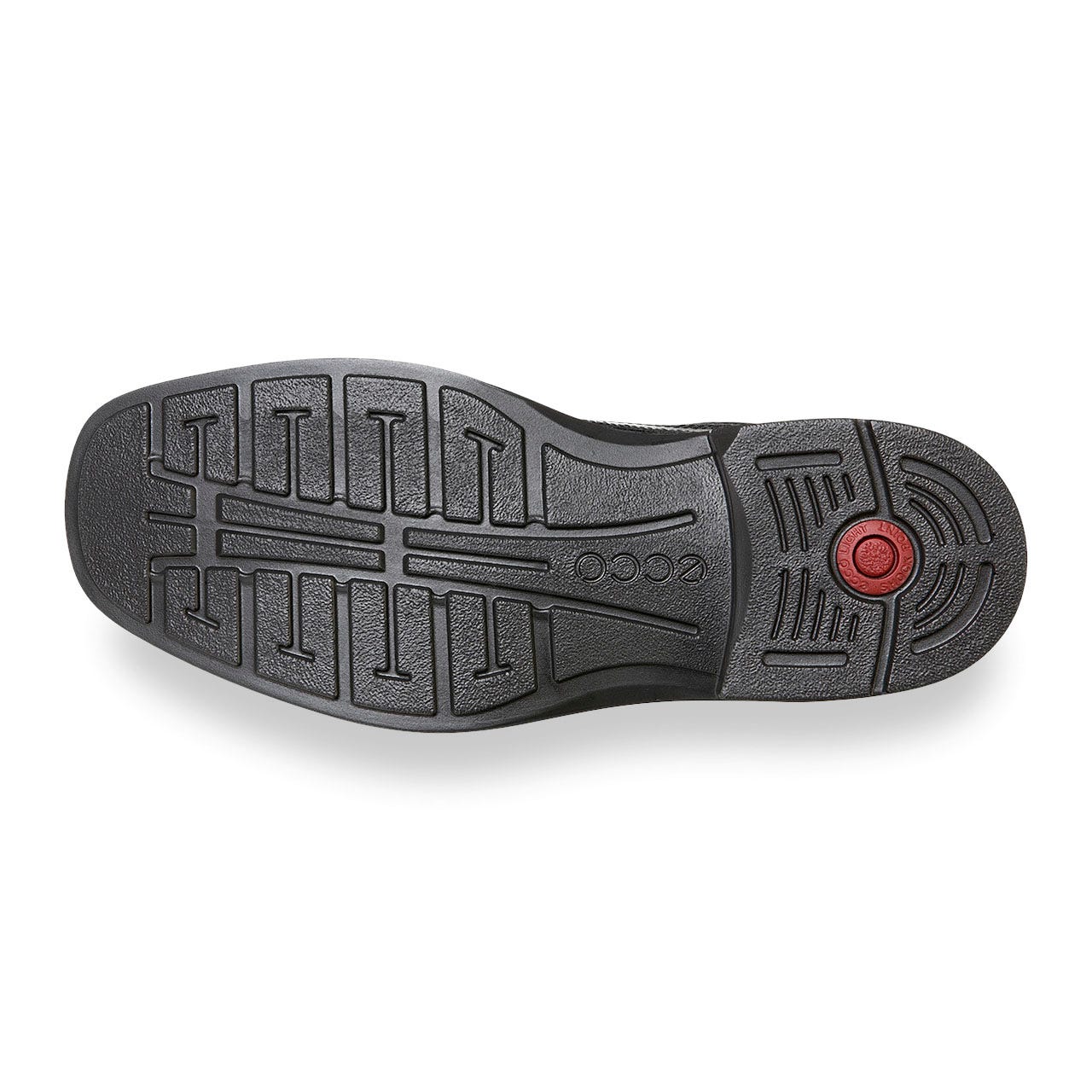 Men's ECCO® Helsinki Leather Derby Shoe - Black - Sole