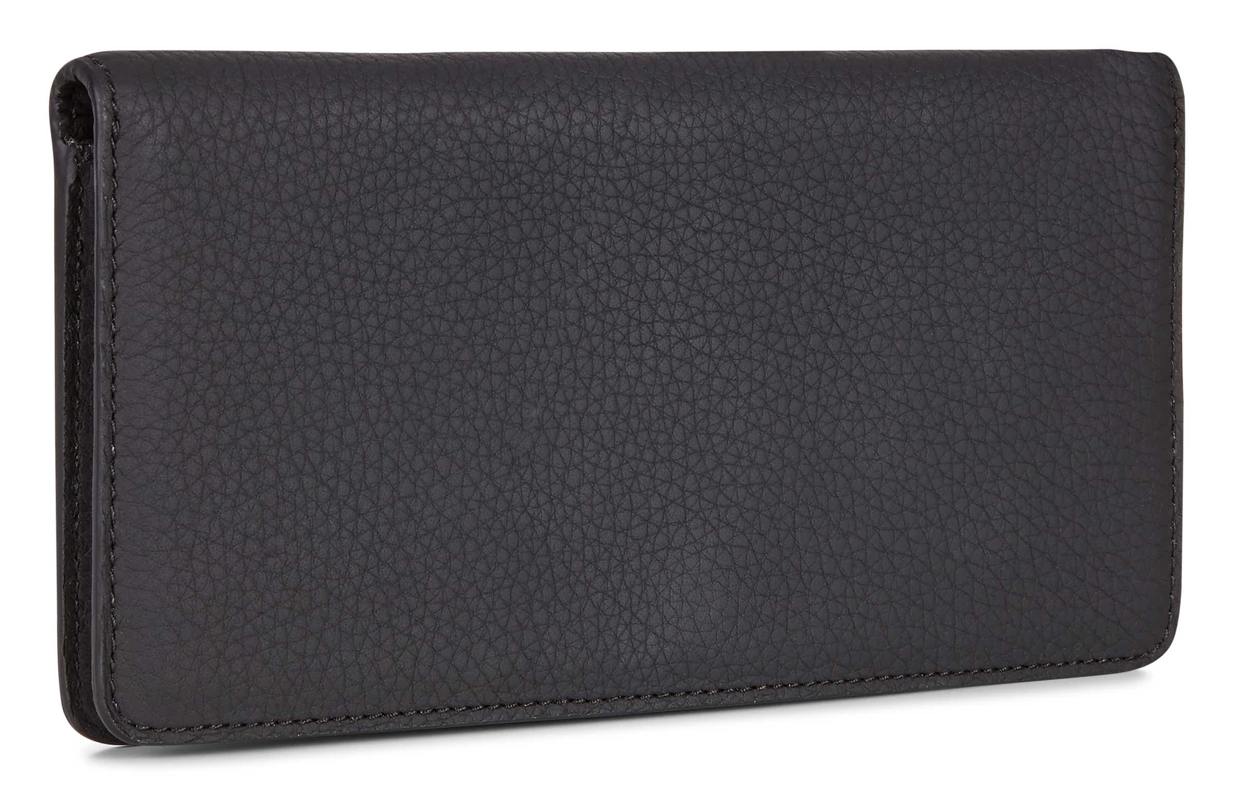 ECCO® Jilin Large Leather Wallet - Black - Main