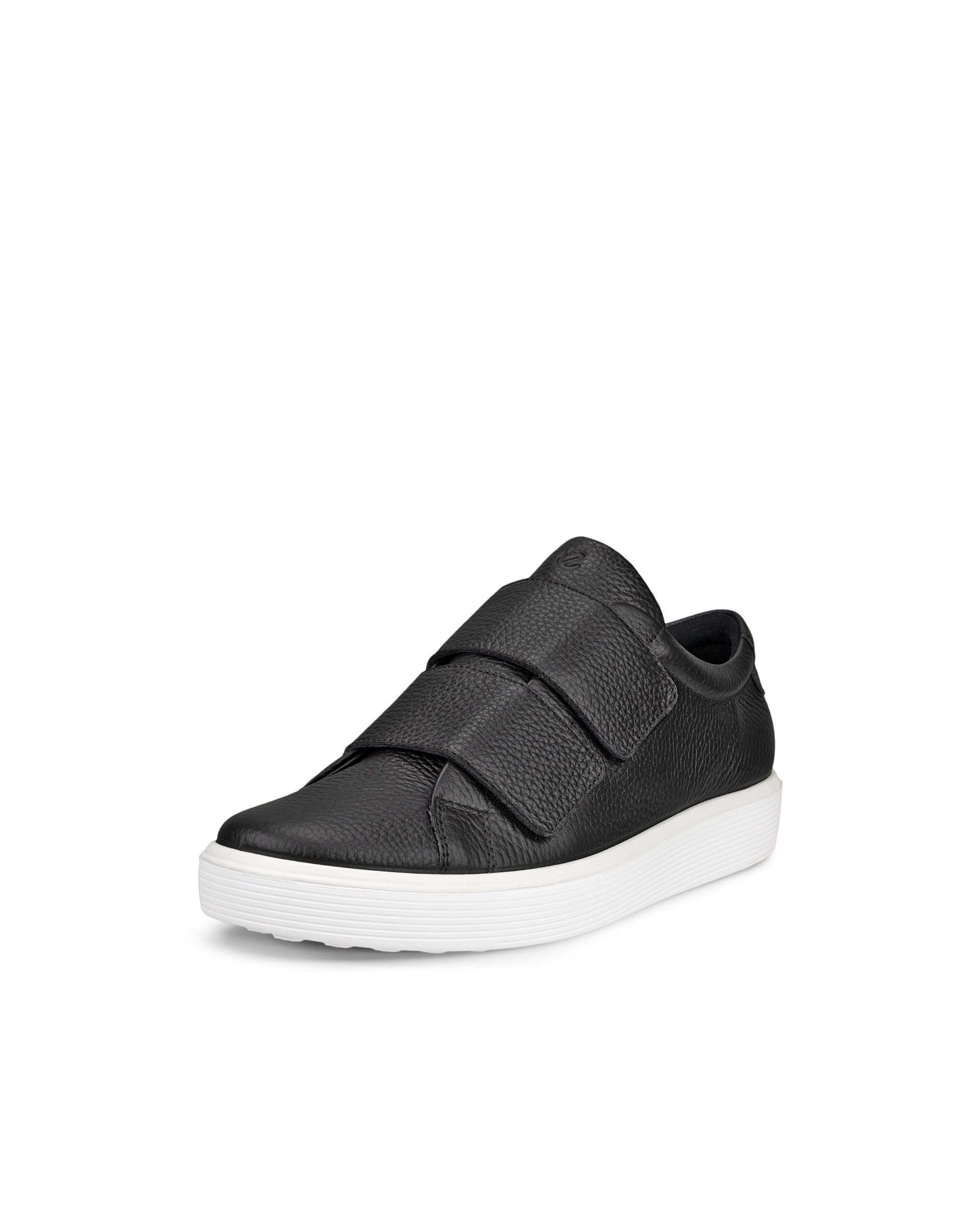 ECCO® Soft 60 Damen Ledersneaker - Schwarz - Main