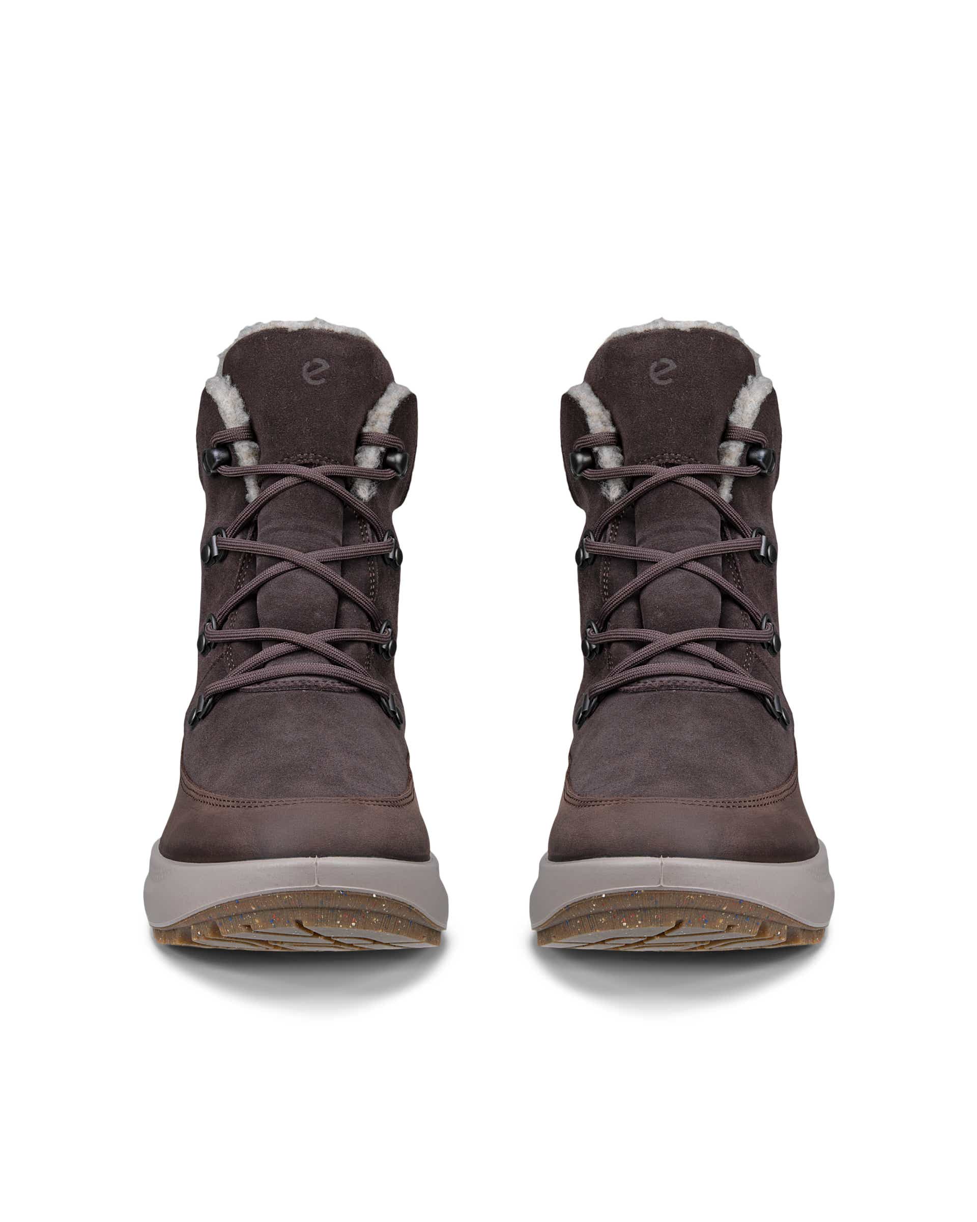 Women's ECCO® ALPINA Suede Waterproof Winter Boot | Brown