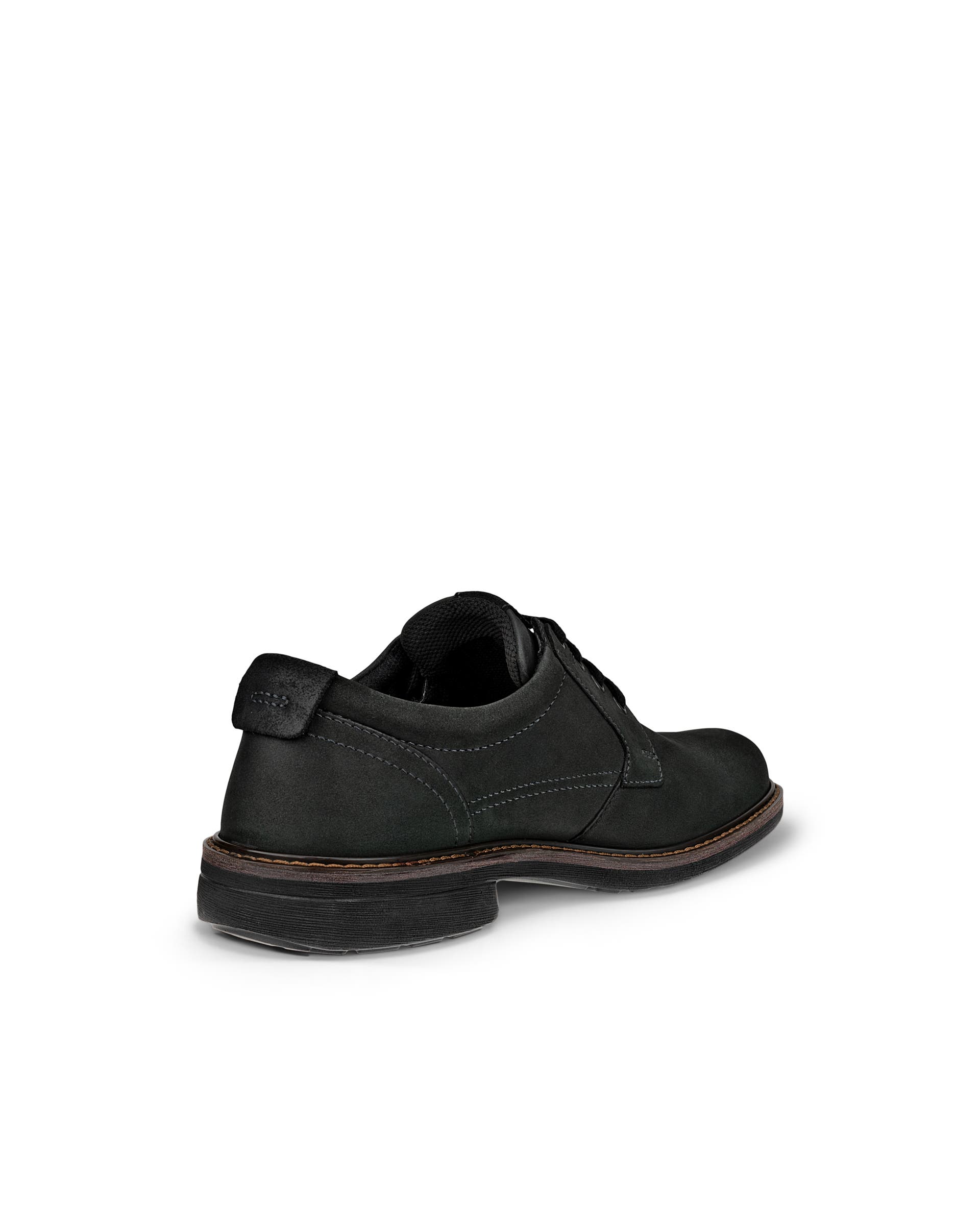 Men's ECCO® Turn Nubuck Gore-Tex Derby Shoe - Black - Back