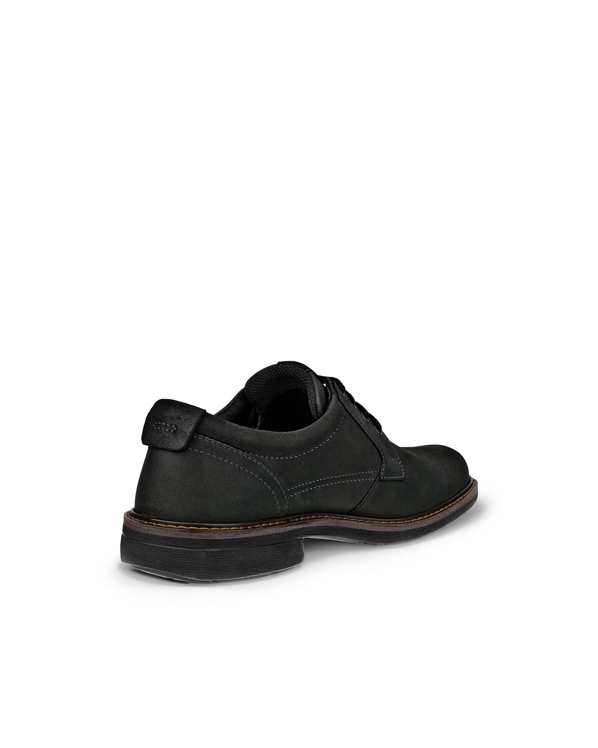 Men's ECCO® Turn Nubuck Gore-Tex Derby Shoe - Black - Back