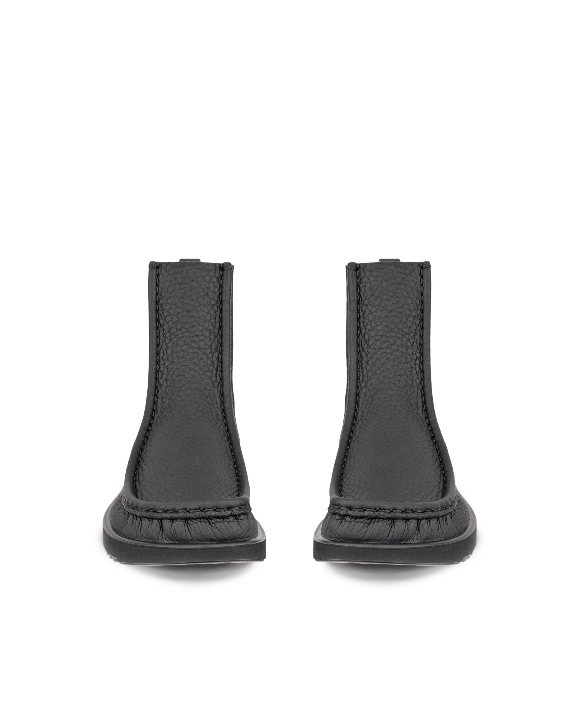 Męskie skórzane sztyblety Chelsea ECCO® JOKE - Czarny - Front pair