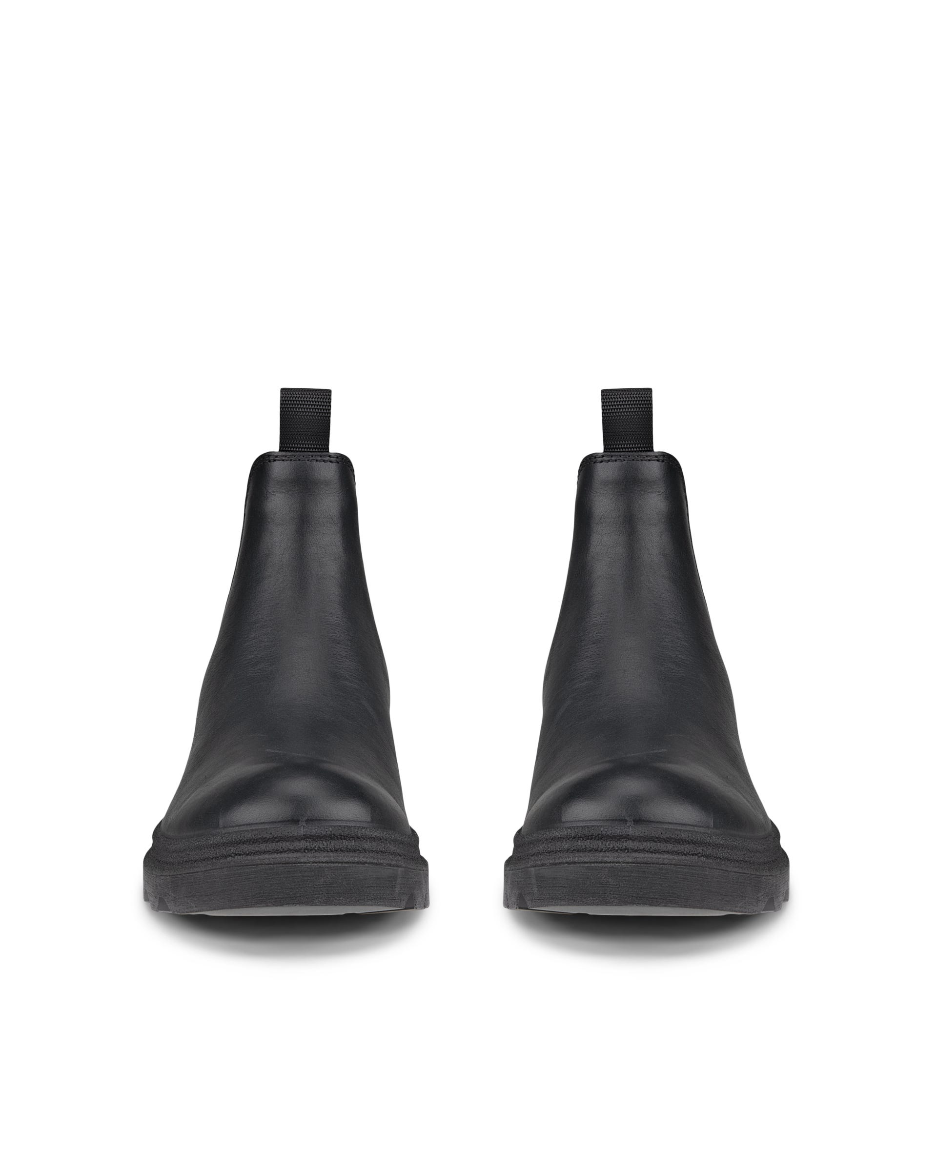 ECCO® Grainer odiniai „Chelsea“ stiliaus batai moterims - Juoda - Front pair