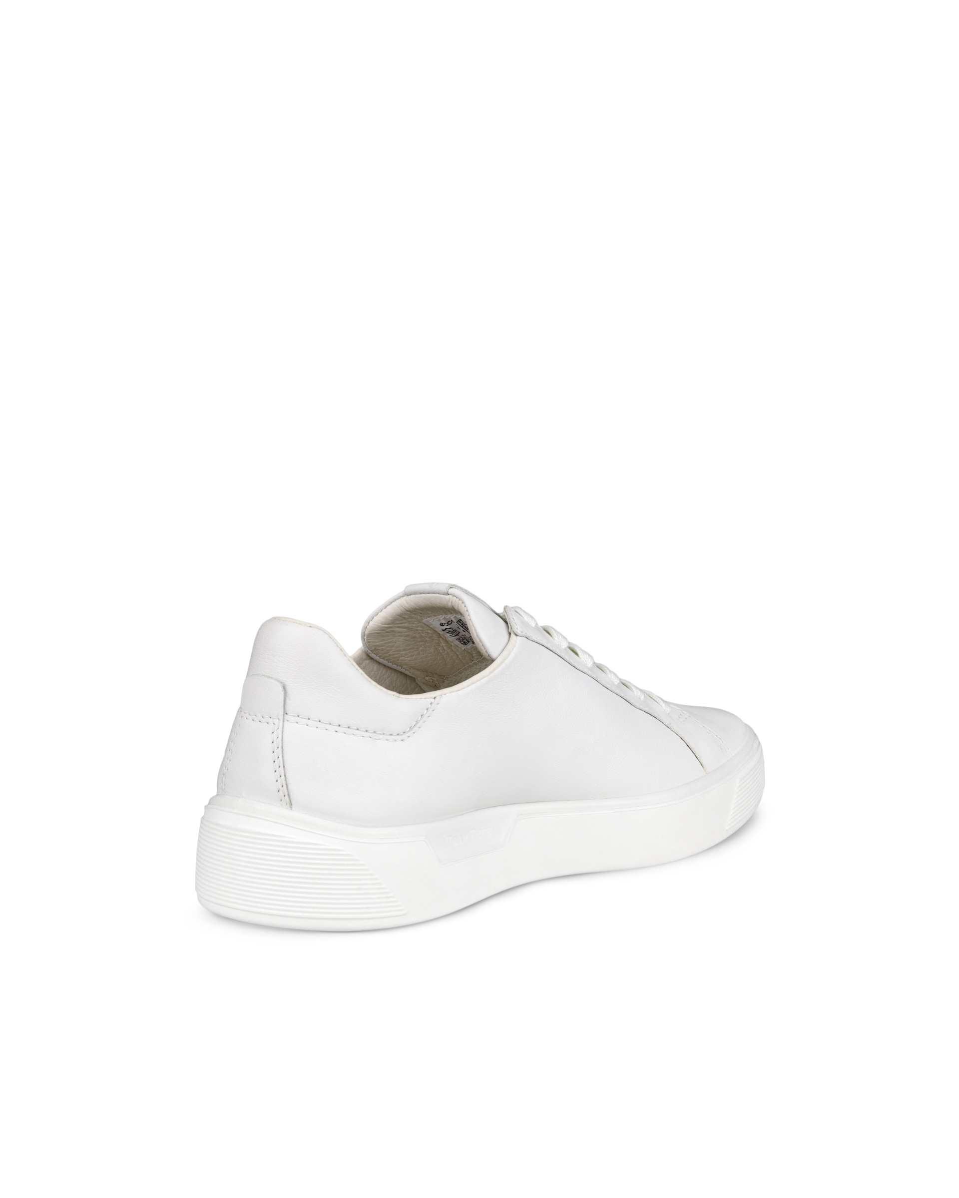 ECCO® Street Tray baskets en cuir pour femme - Blanc - Back