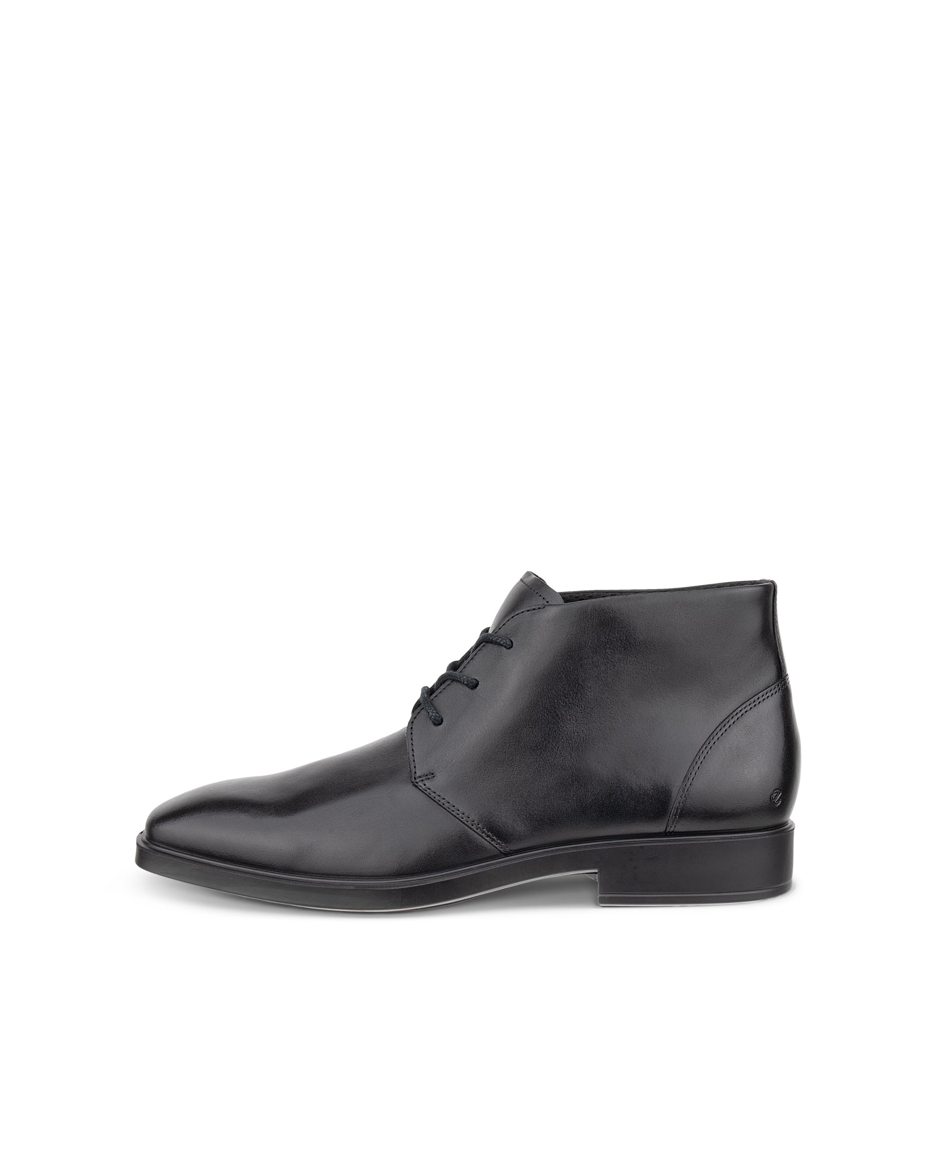 Men's ECCO® Metropole Milan Leather Chukka Boot - Black - Outside