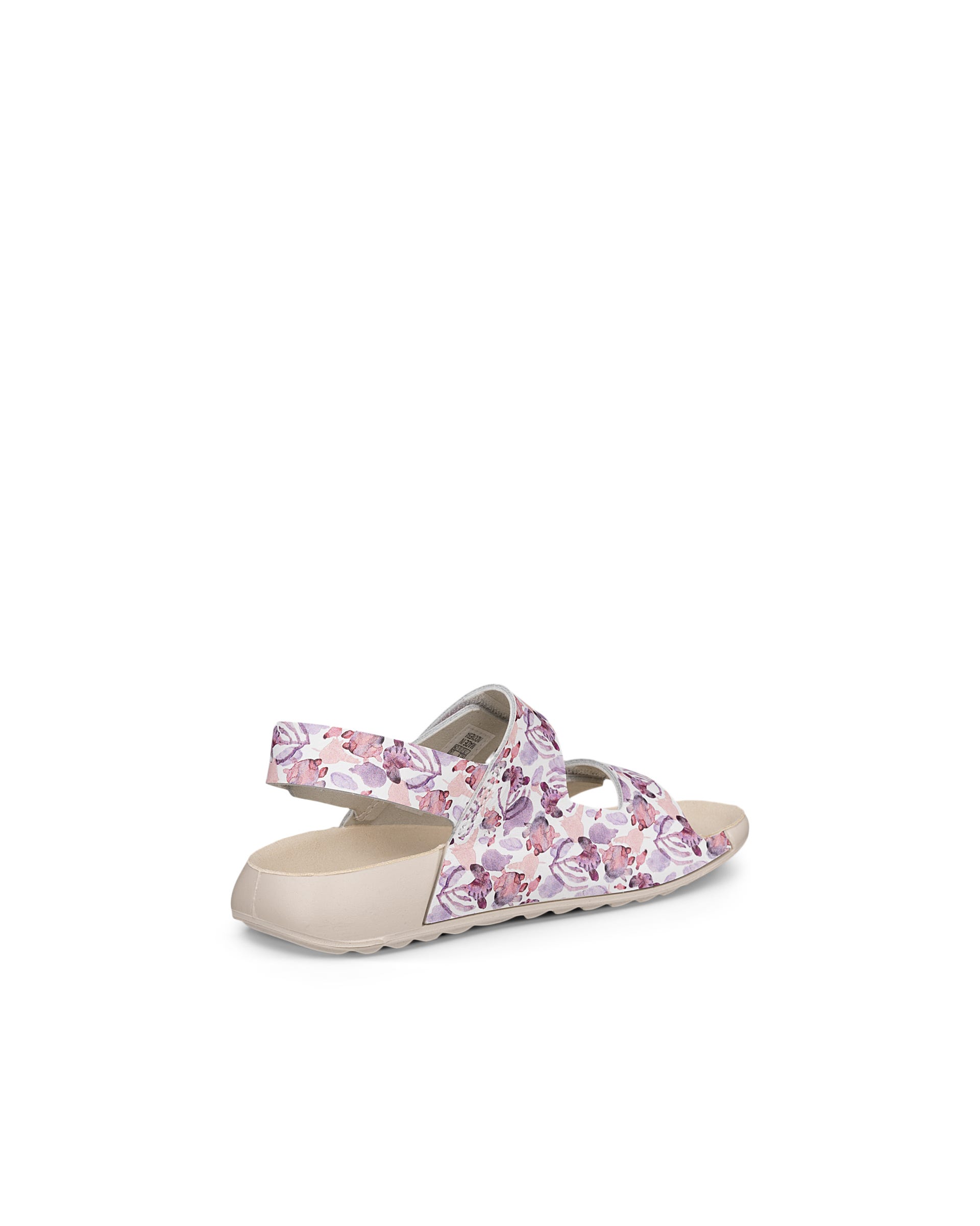 Dziecięce skórzane klapki ECCO® COZMO - Wielokolorowy - Back