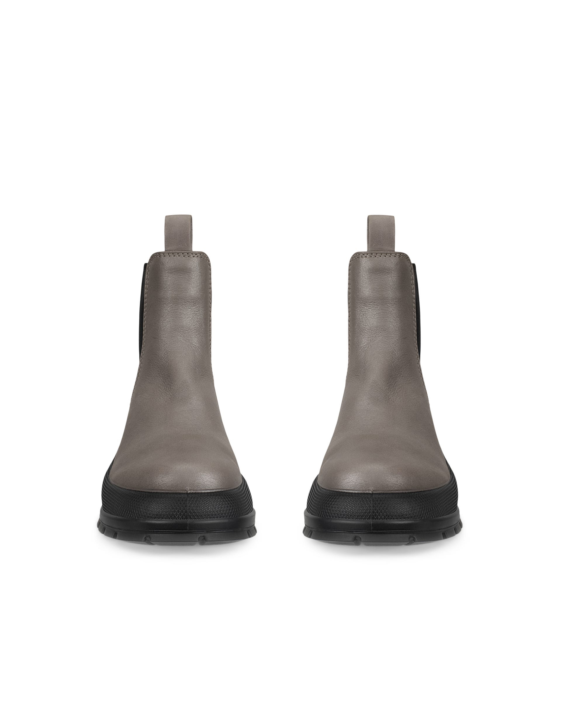 Women's ECCO® TRACK 30 Nubuck Chelsea Boot - Grey - Front pair