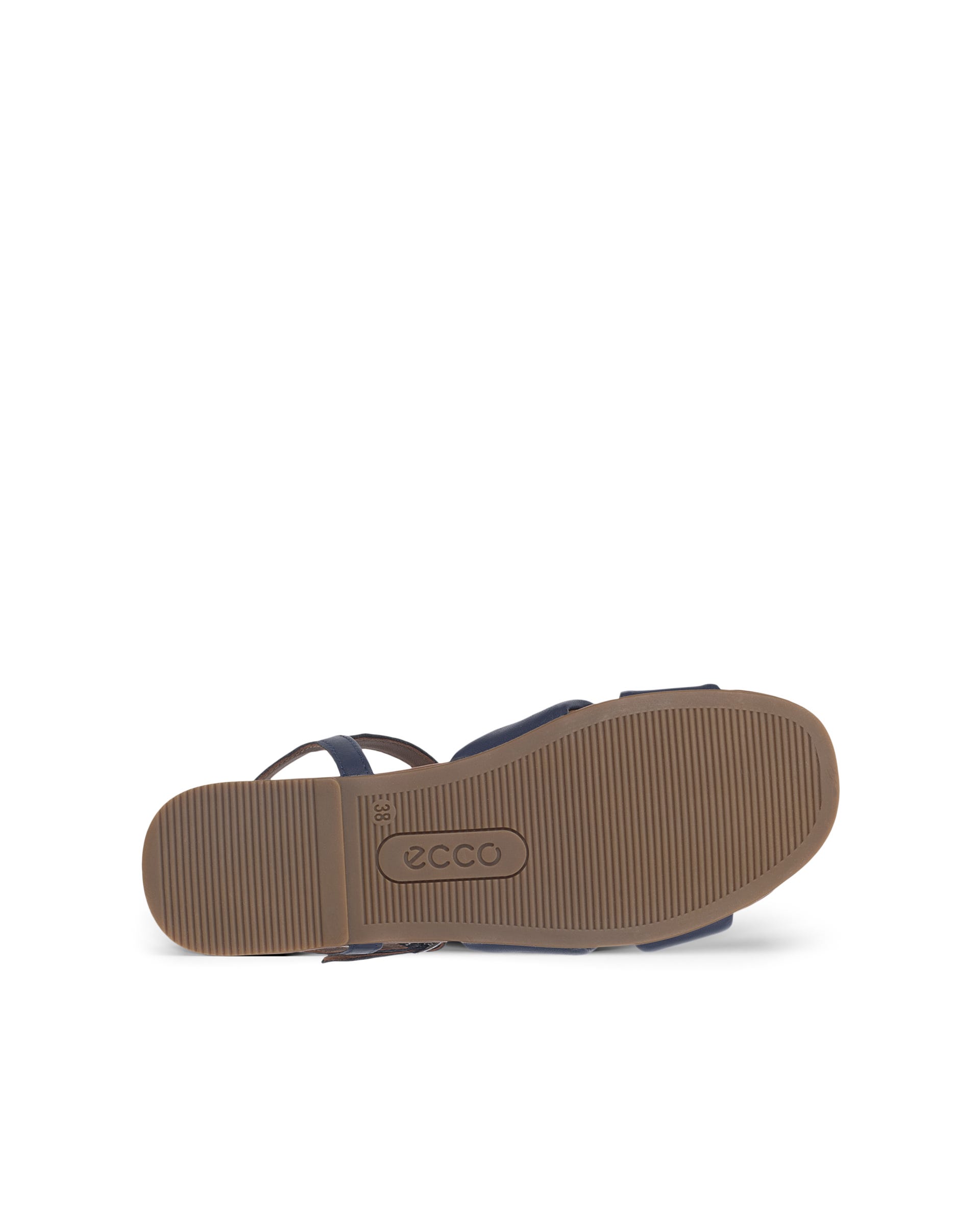 ECCO® MARYLOU női lapos talpú bőrszandál - Kék - Sole