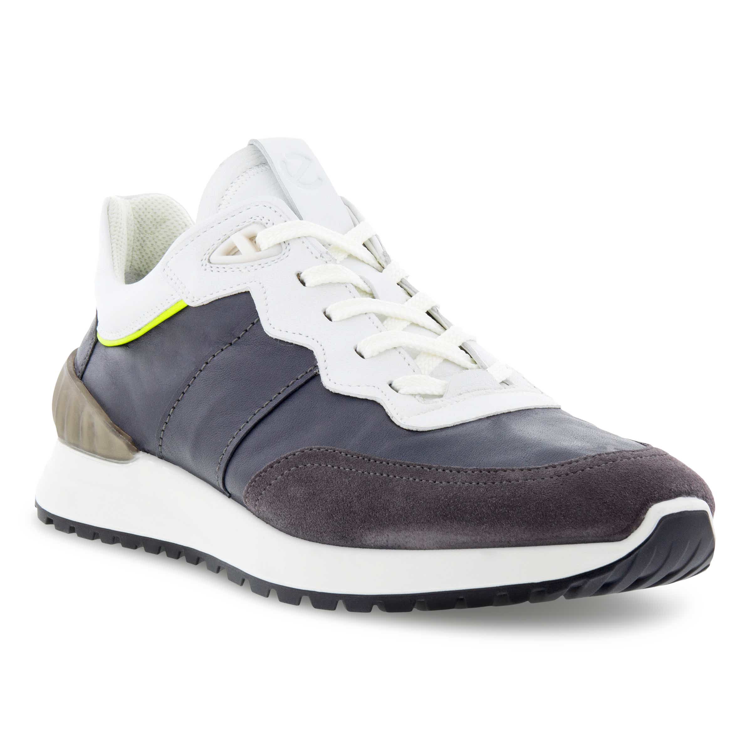 Men's ECCO® Astir Leather Sneaker - Grey - Main