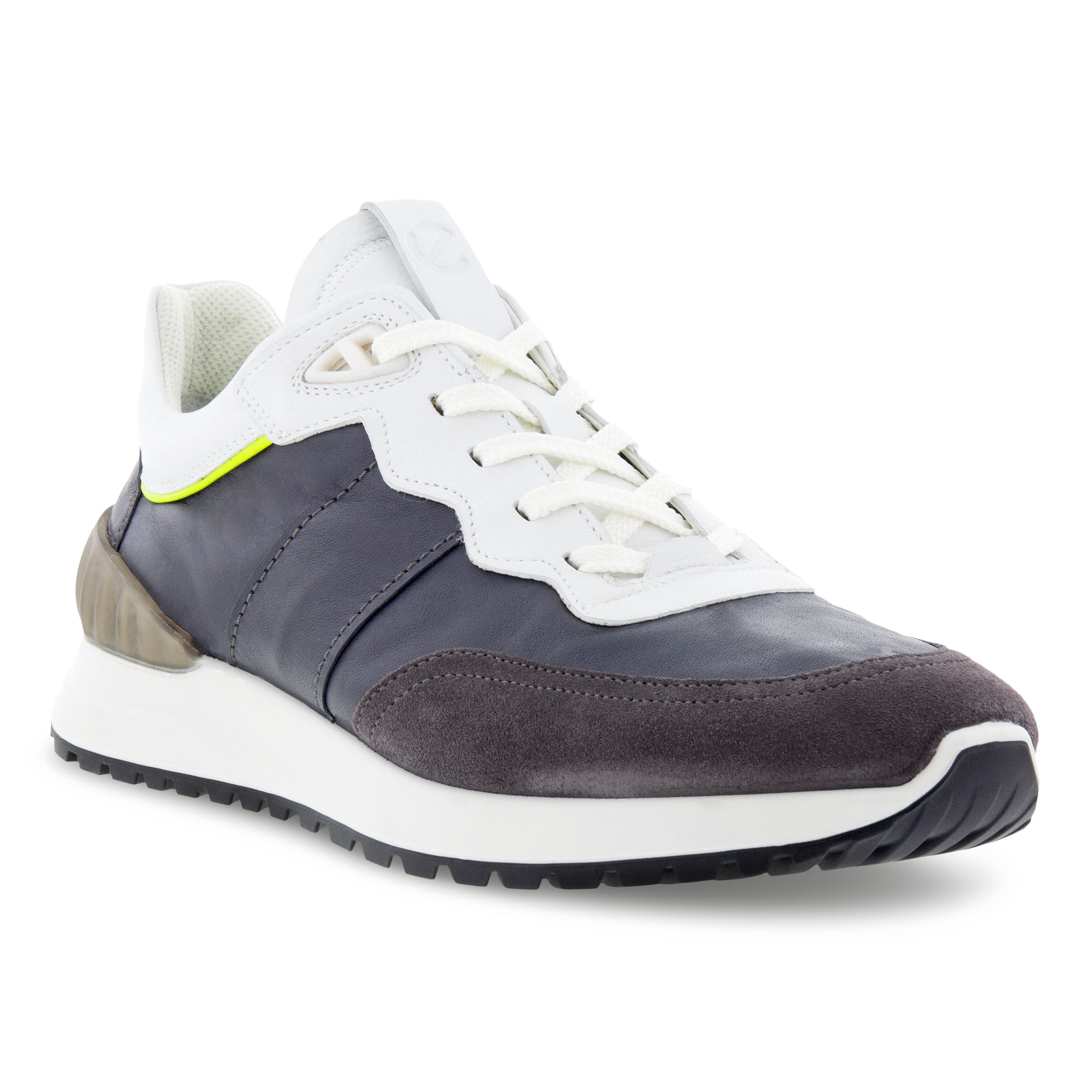 Men's ECCO® Astir Leather Sneaker - Grey - Main