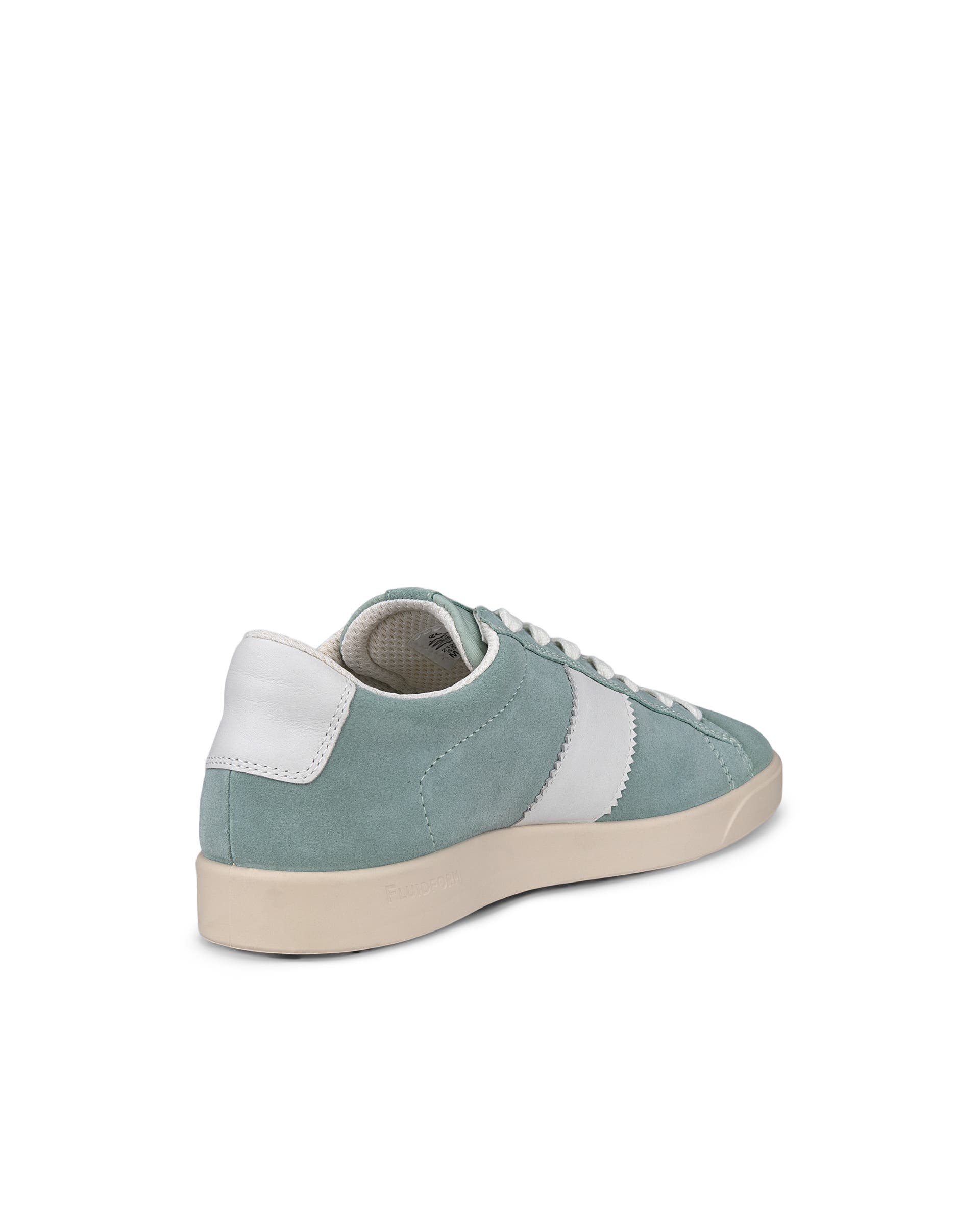 Women's ECCO® Street Lite Leather Sneaker - Green - Back