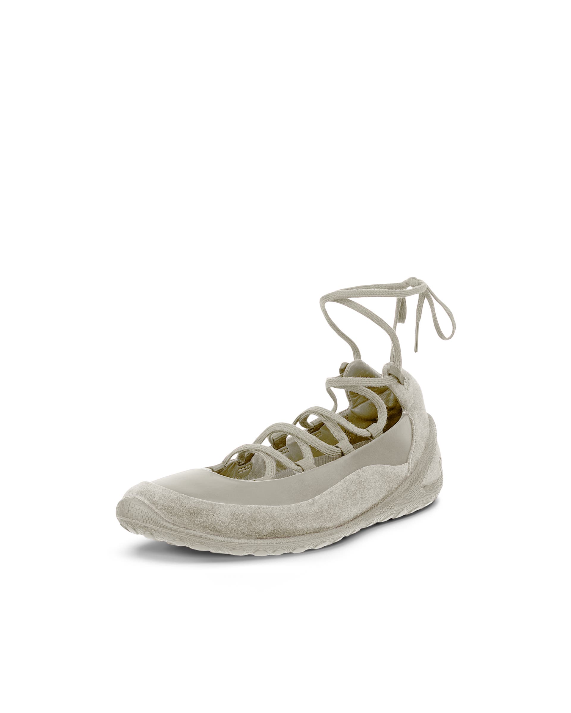 ECCO® BIOM LITE Damen Lederballerina - Grau - Main