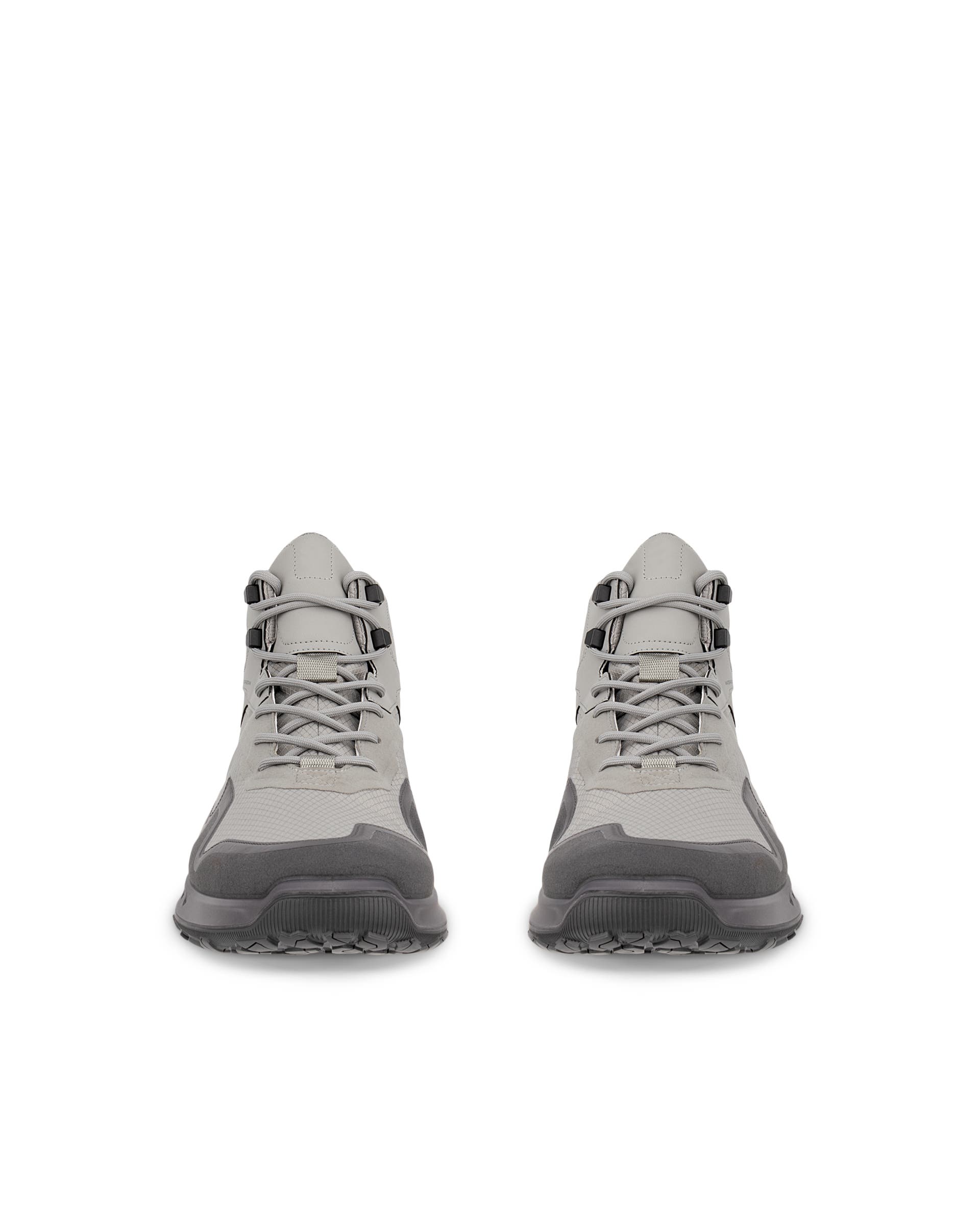 ECCO® ULT-TRN Herren Wasserdichte Wanderschuh aus Veloursleder - Grau - Front pair