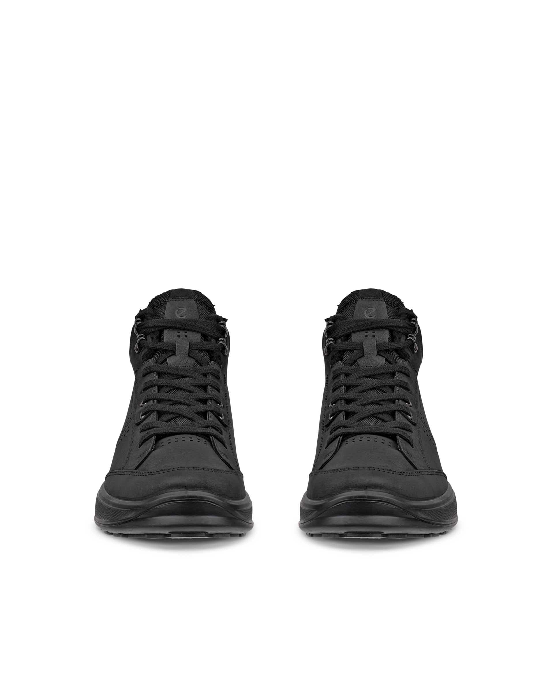 ECCO® Byway 2.0 muške vodootporne gležnjače od nubuka - Crna - Front pair