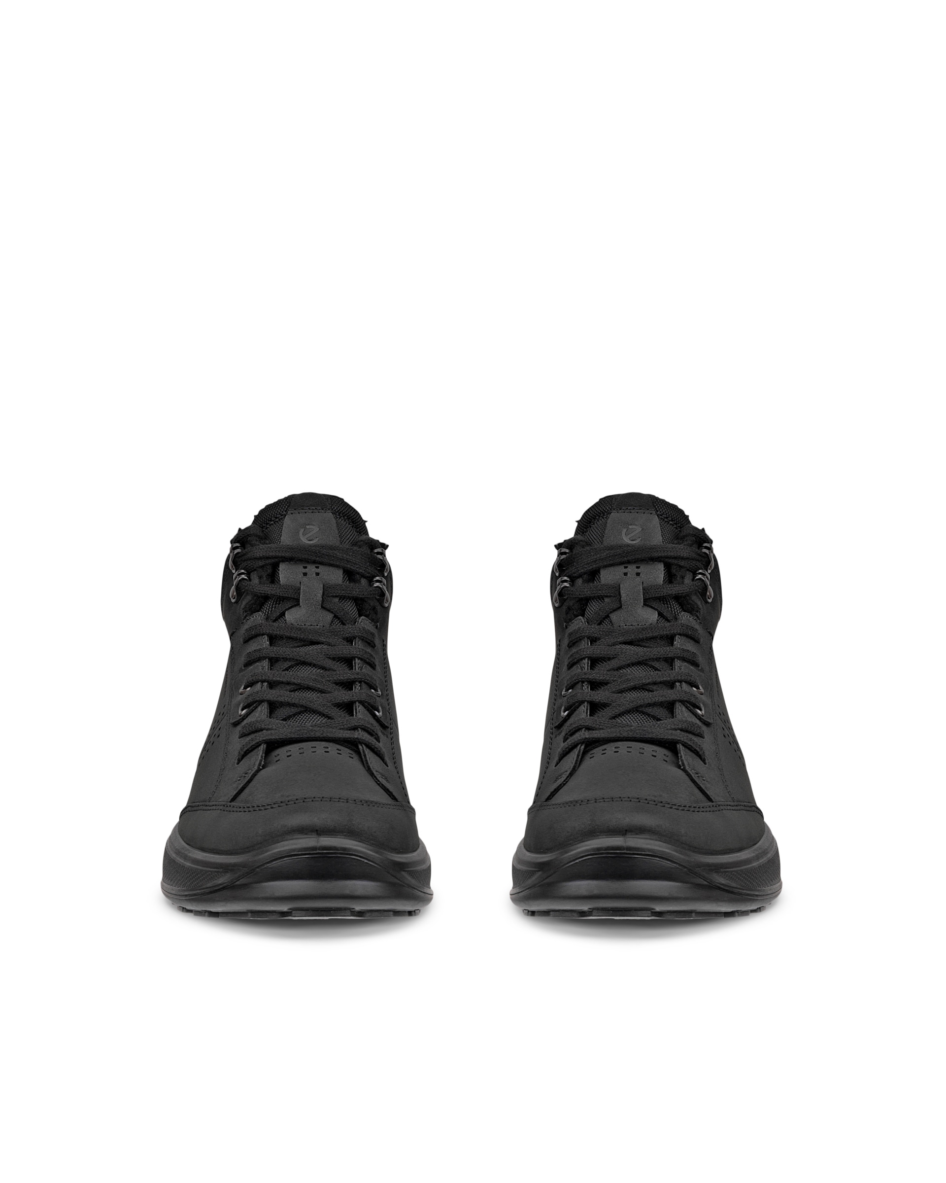 ECCO® Byway 2.0 muške vodootporne gležnjače od nubuka - Crna - Front pair