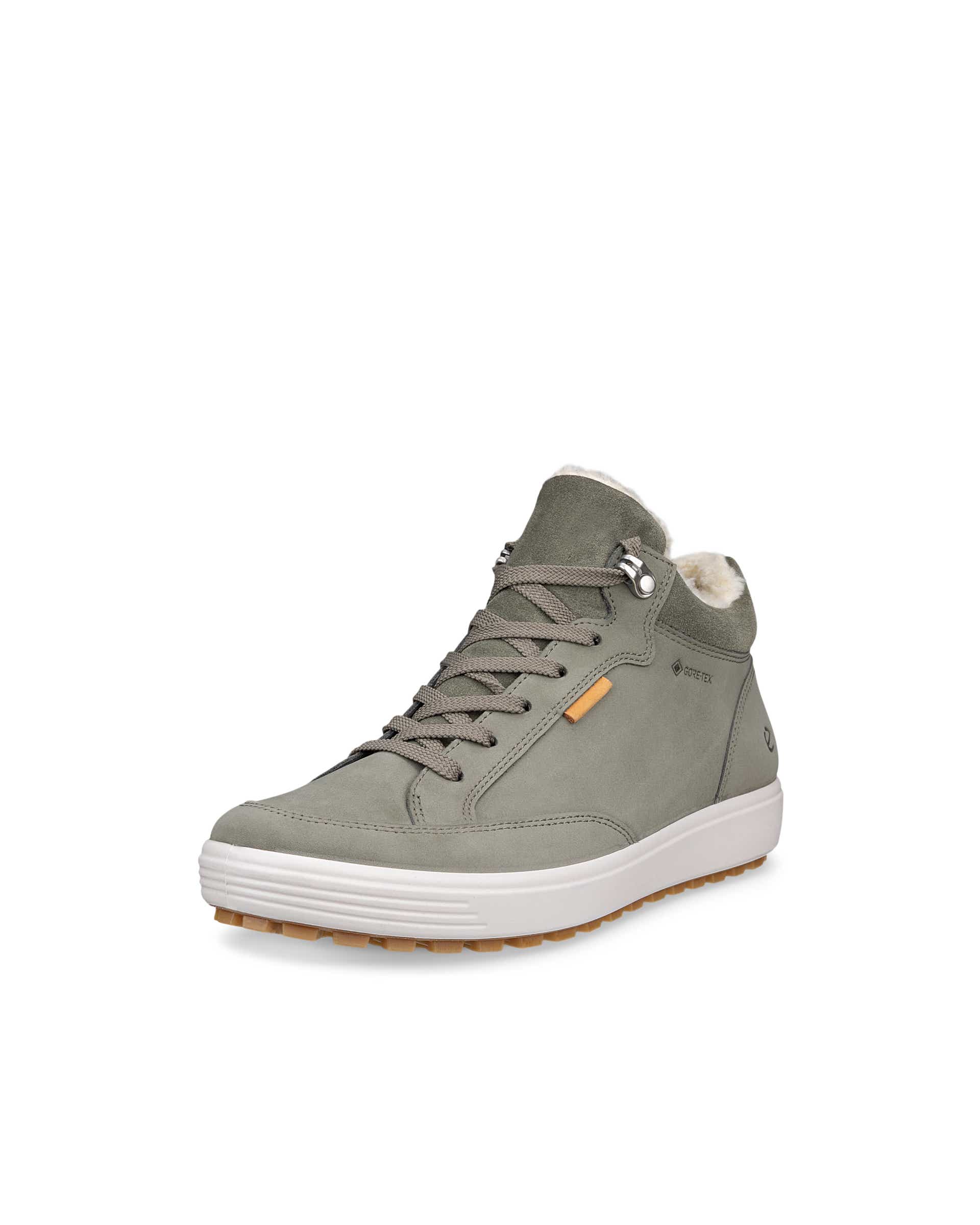 ECCO® SOFT 7 TRED bottes mi-hautes en nubuck Gore-Tex pour femme - Vert - Main