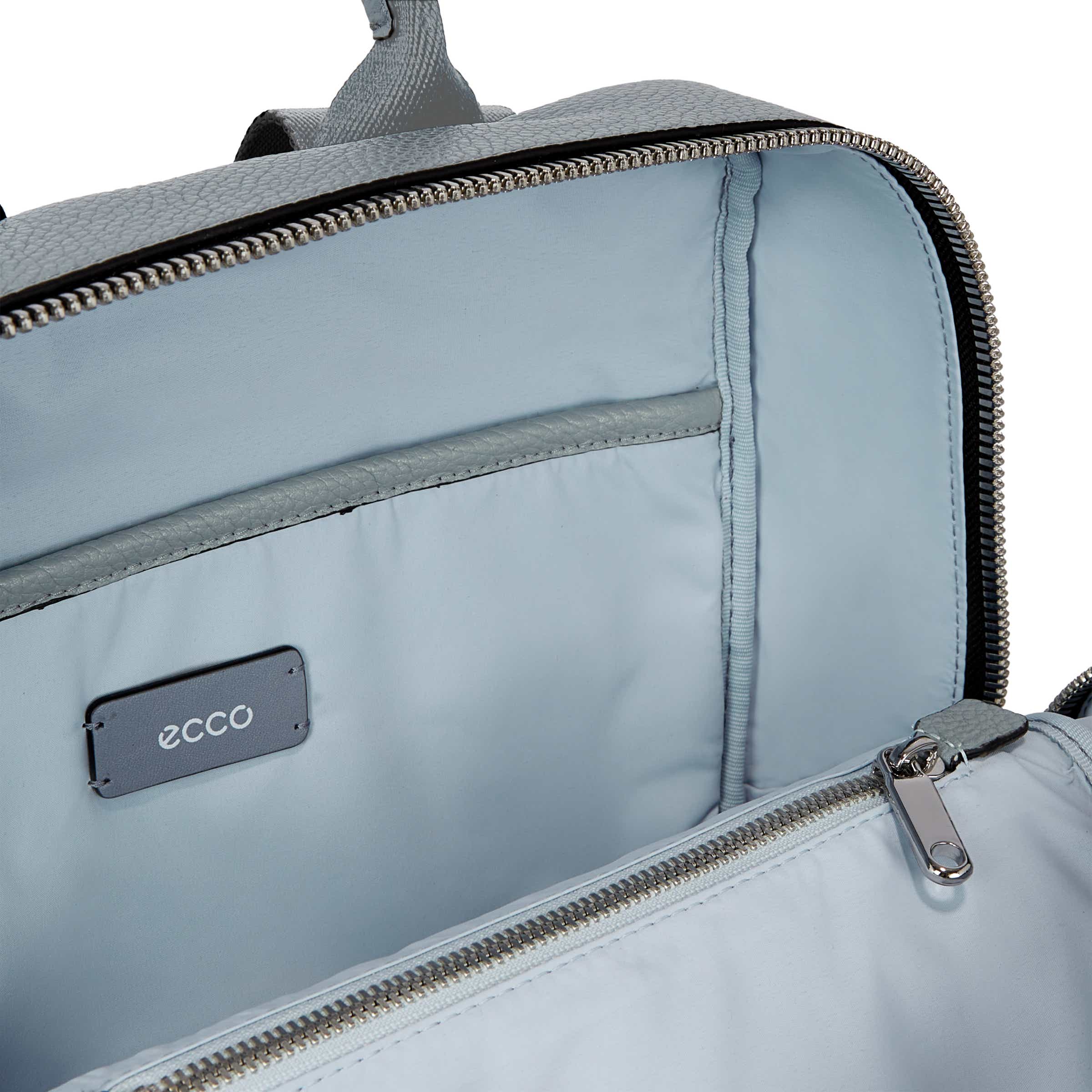 ECCO Square Pack レザーバックパック - Grey - Inside