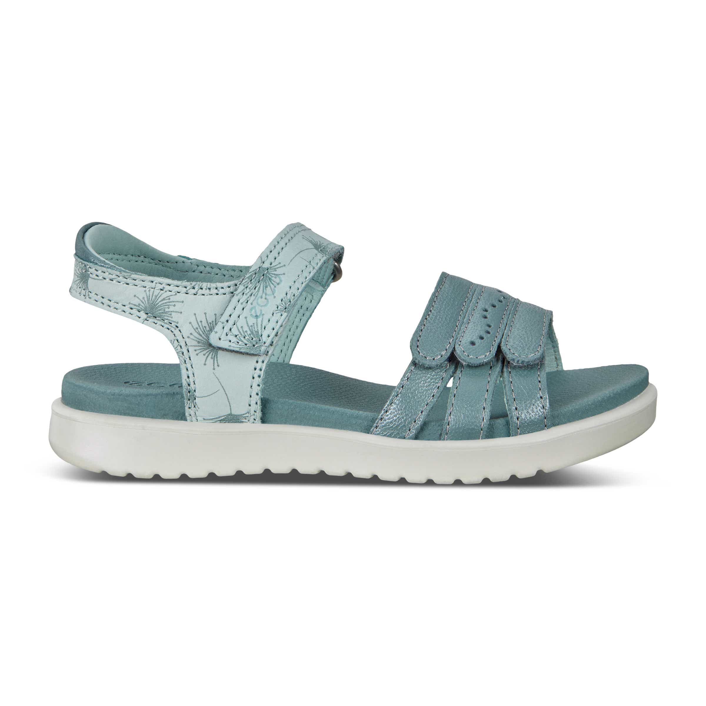 ECCO FLORA Flat Sandal - Green - Outside