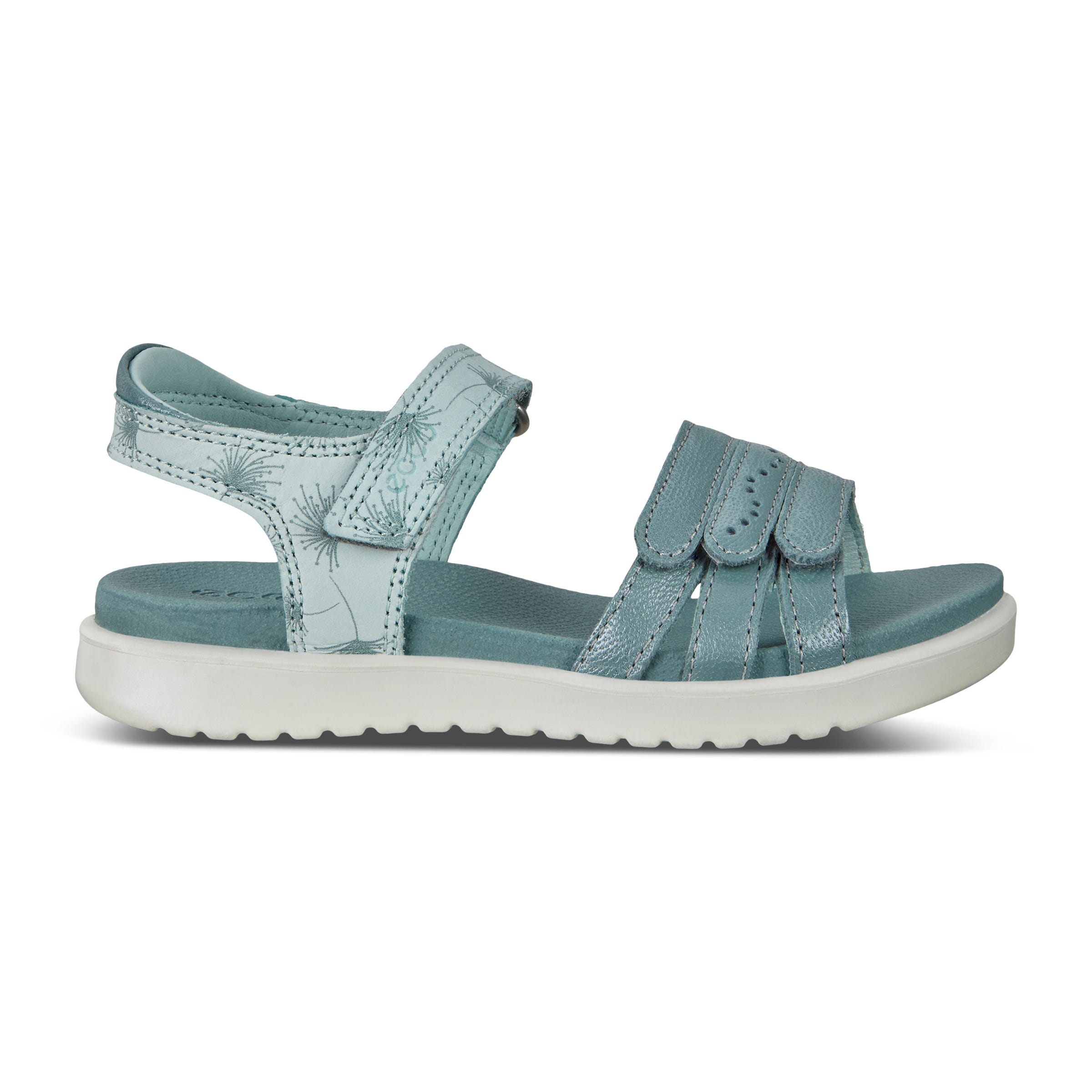 ECCO FLORA Flat Sandal - Green - Outside