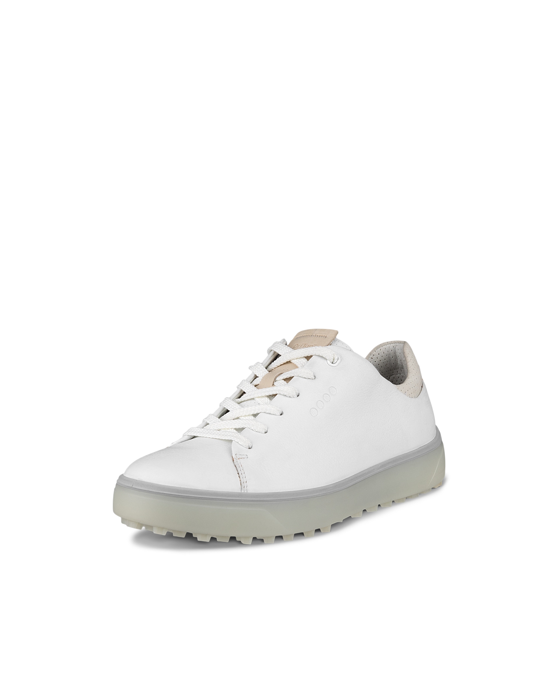 Women's ECCO® Golf Tray Leather Golf Shoe | White