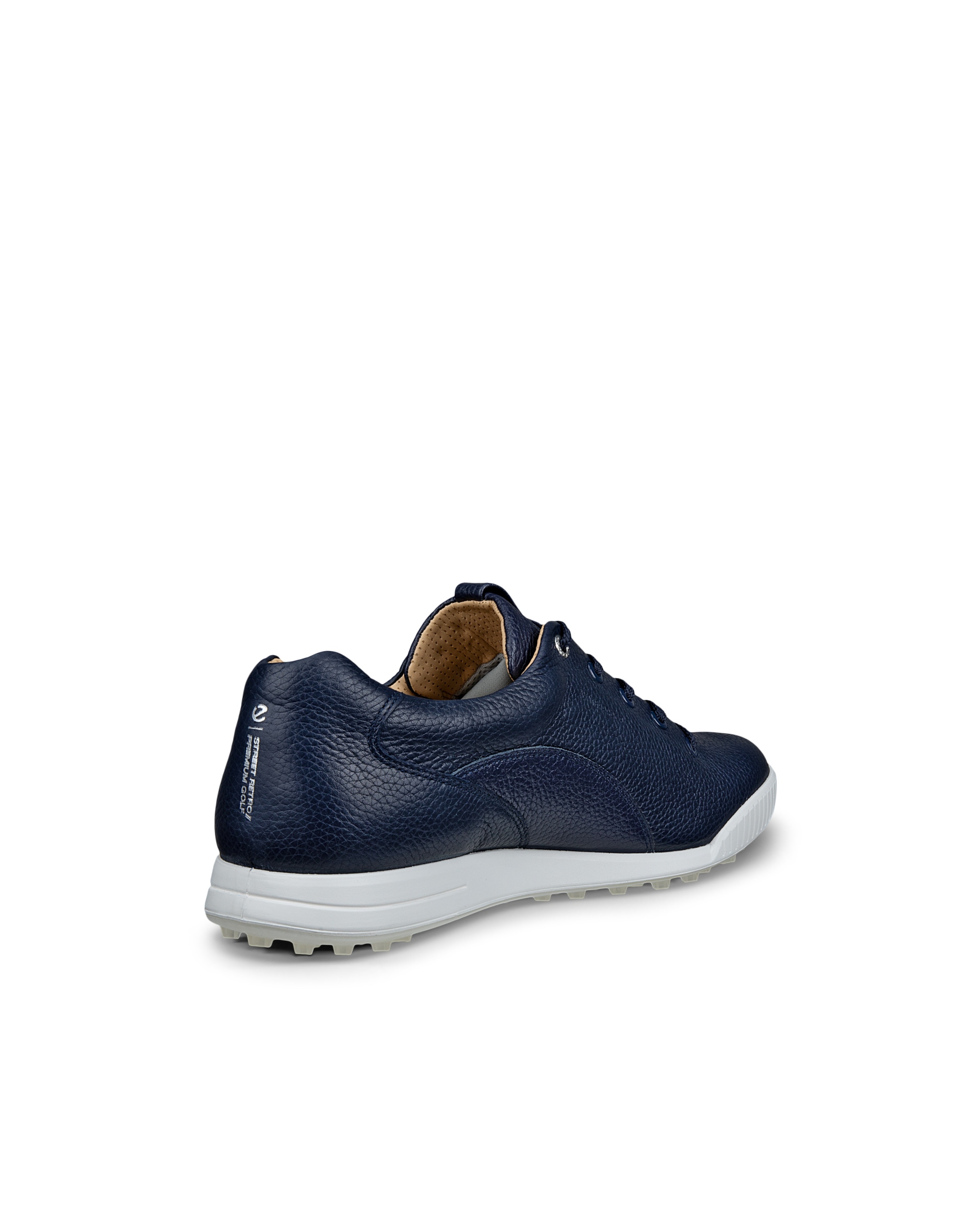 ECCO Golf Street Retro Hybrid Men メンズ レザーウォータープルーフゴルフシューズ - ブルー - Back