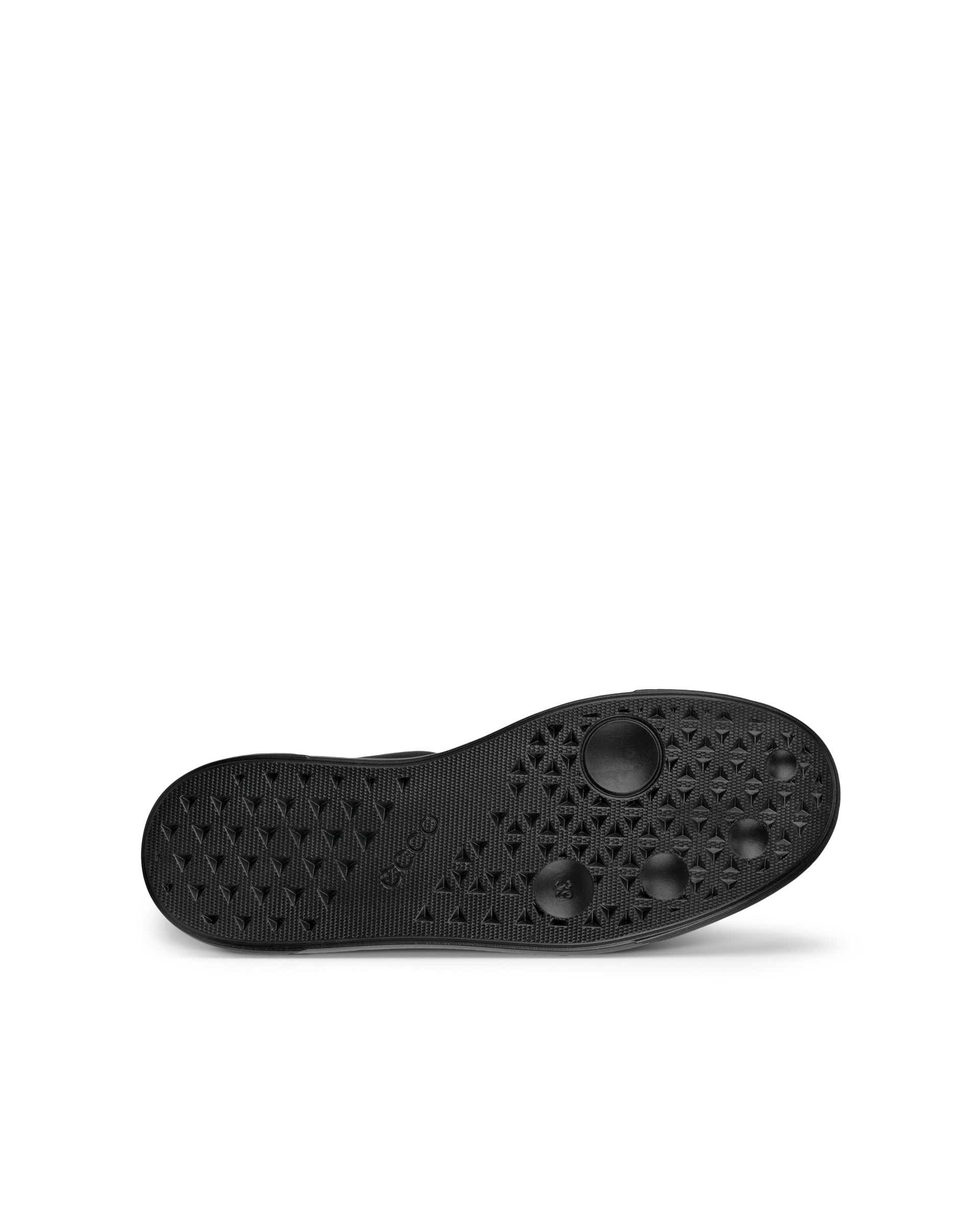 ECCO Street Platform ウィメンズ レザープラットフォームスニーカー - ブラック - Sole