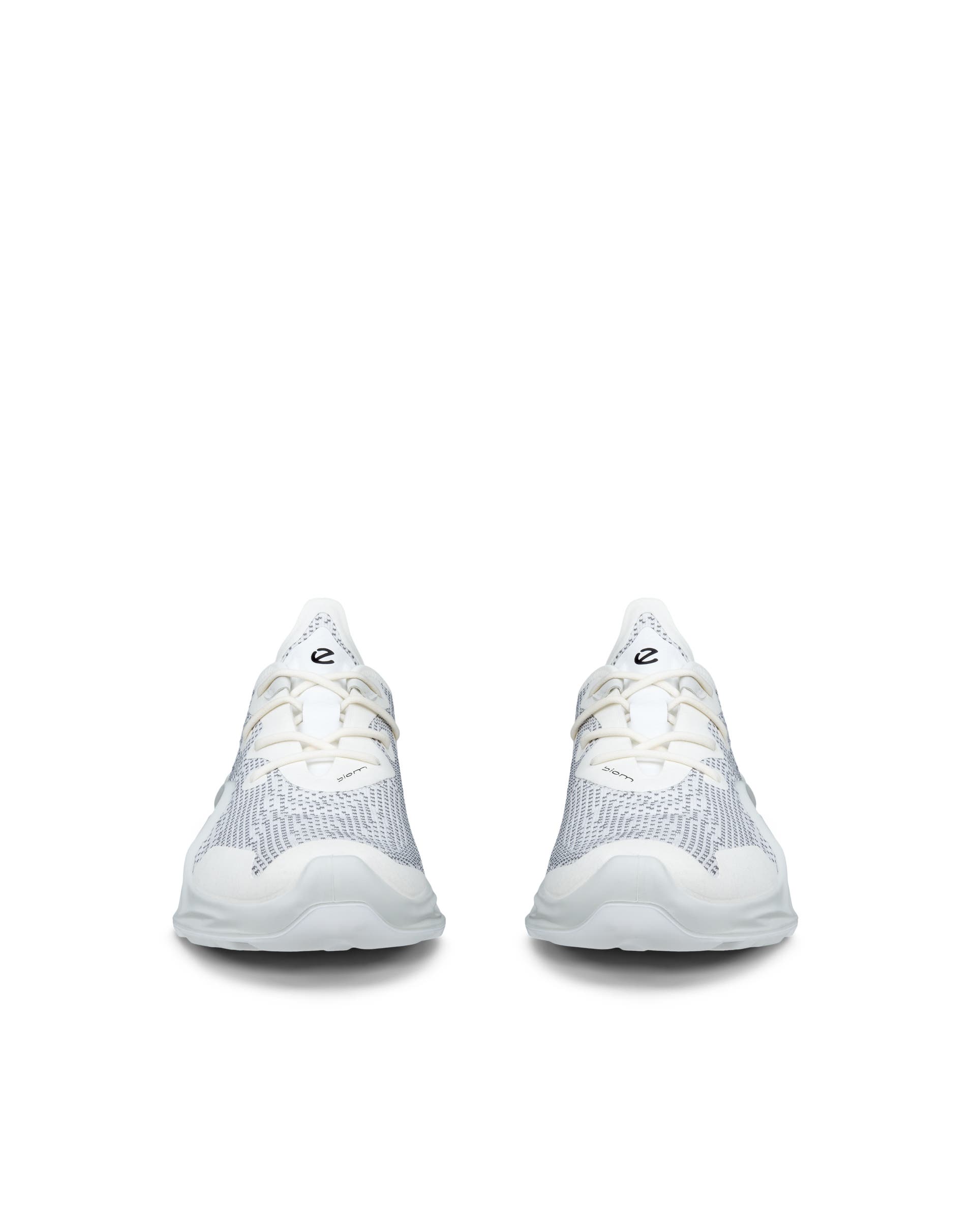 Women's ECCO® BIOM Infinite Textile Sneaker - White - Front pair