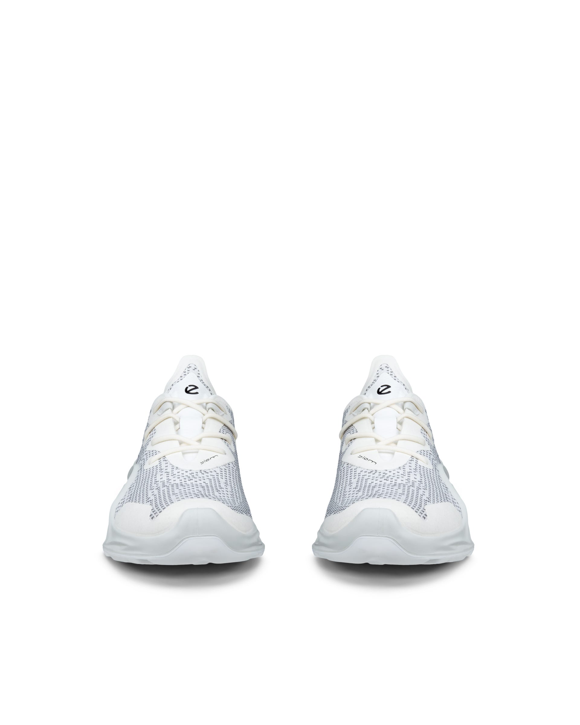 Women's ECCO® BIOM Infinite Textile Sneaker - White - Front pair
