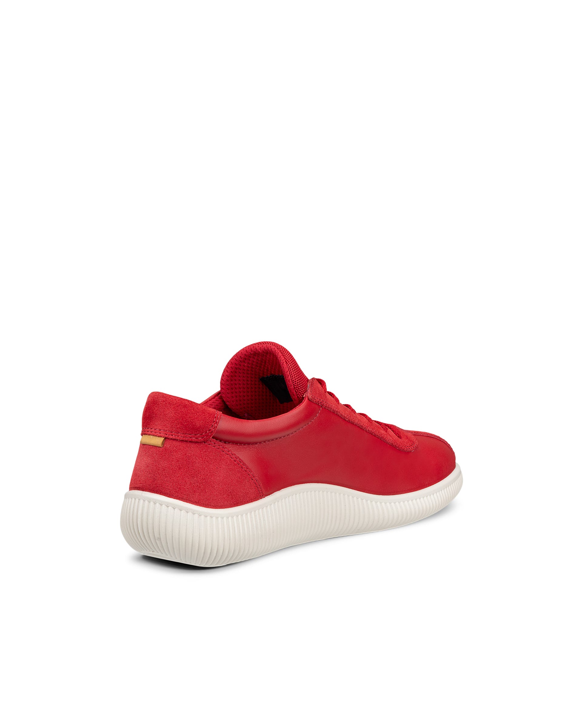 ECCO soft zero WOMEN ウィメンズ レザースニーカー - レッド - Outside
