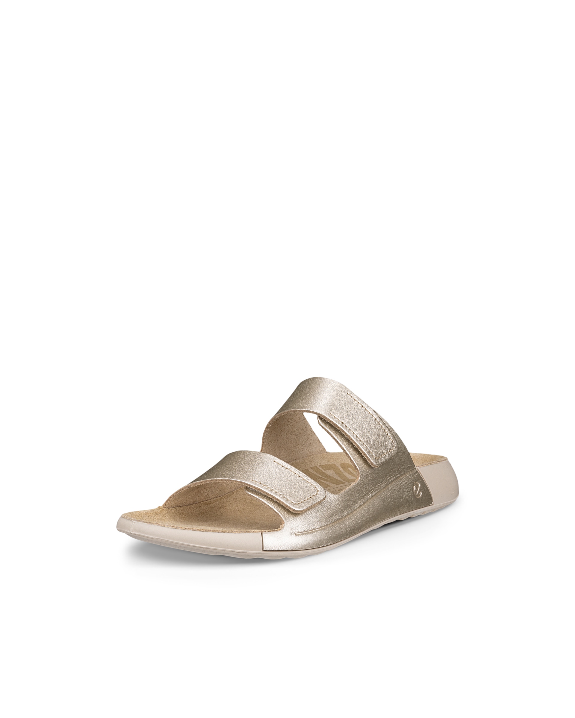 ECCO COZMO 2-STRAP WOMEN'S SLIDE SANDAL - Gold - Main