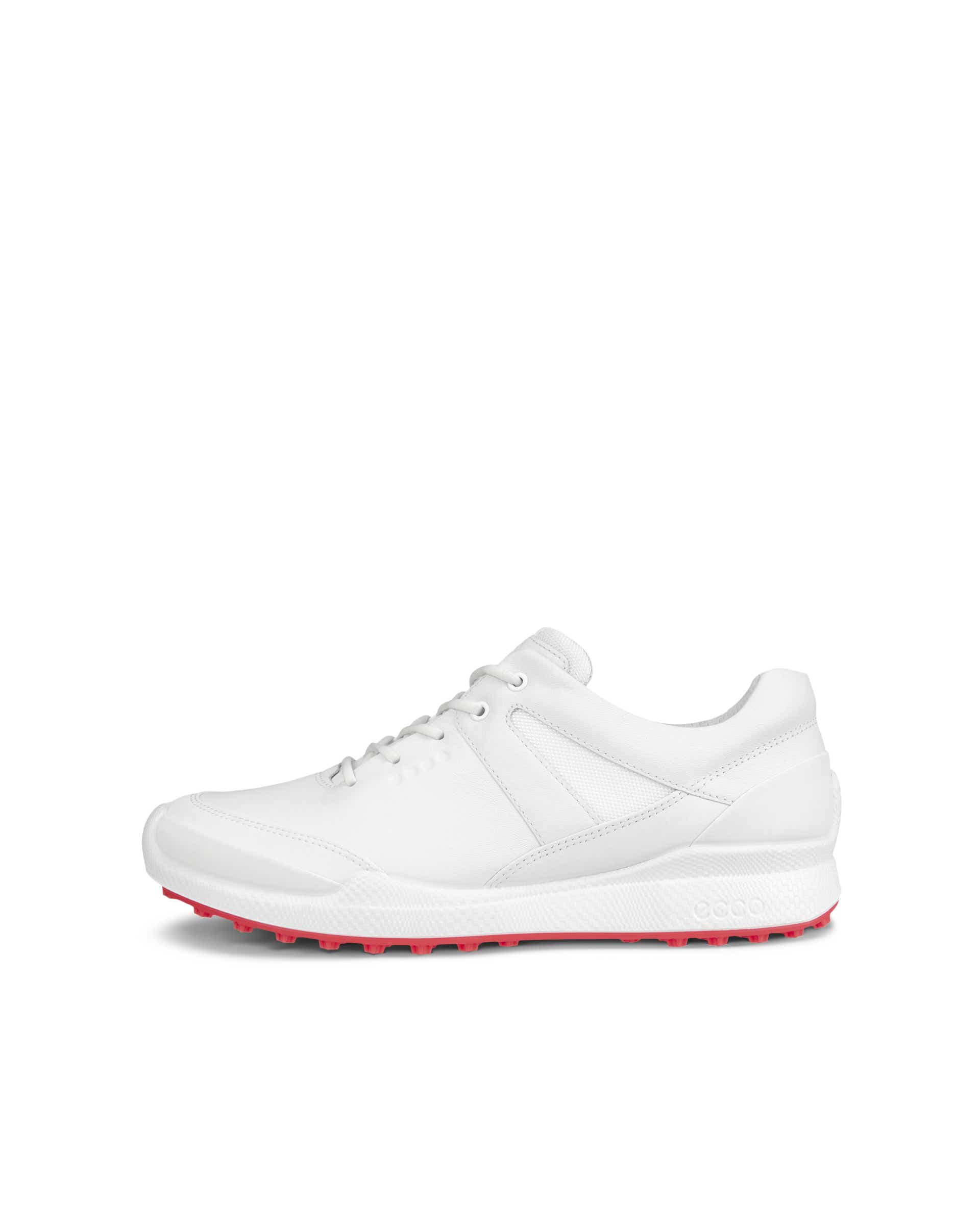 Women's ECCO® Golf Biom Hybrid Leather Golf Shoe | White