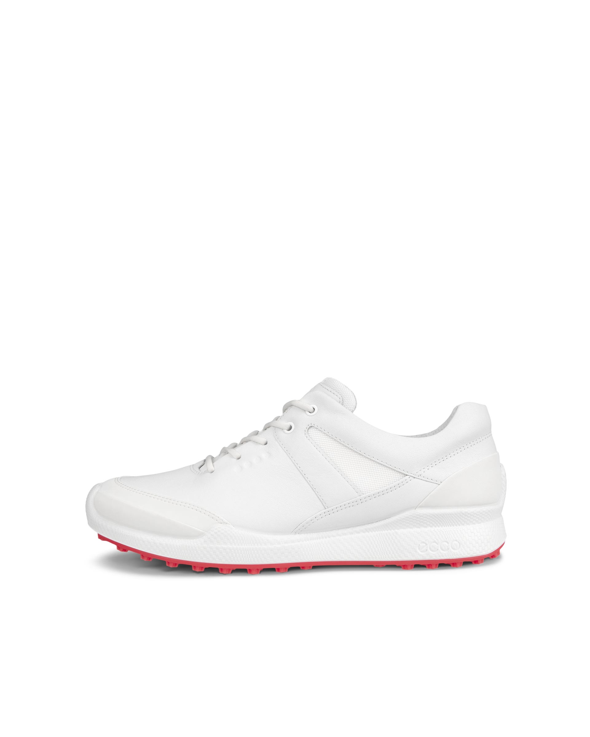 Women's ECCO® Golf Biom Hybrid Leather Golf Shoe - White - Outside
