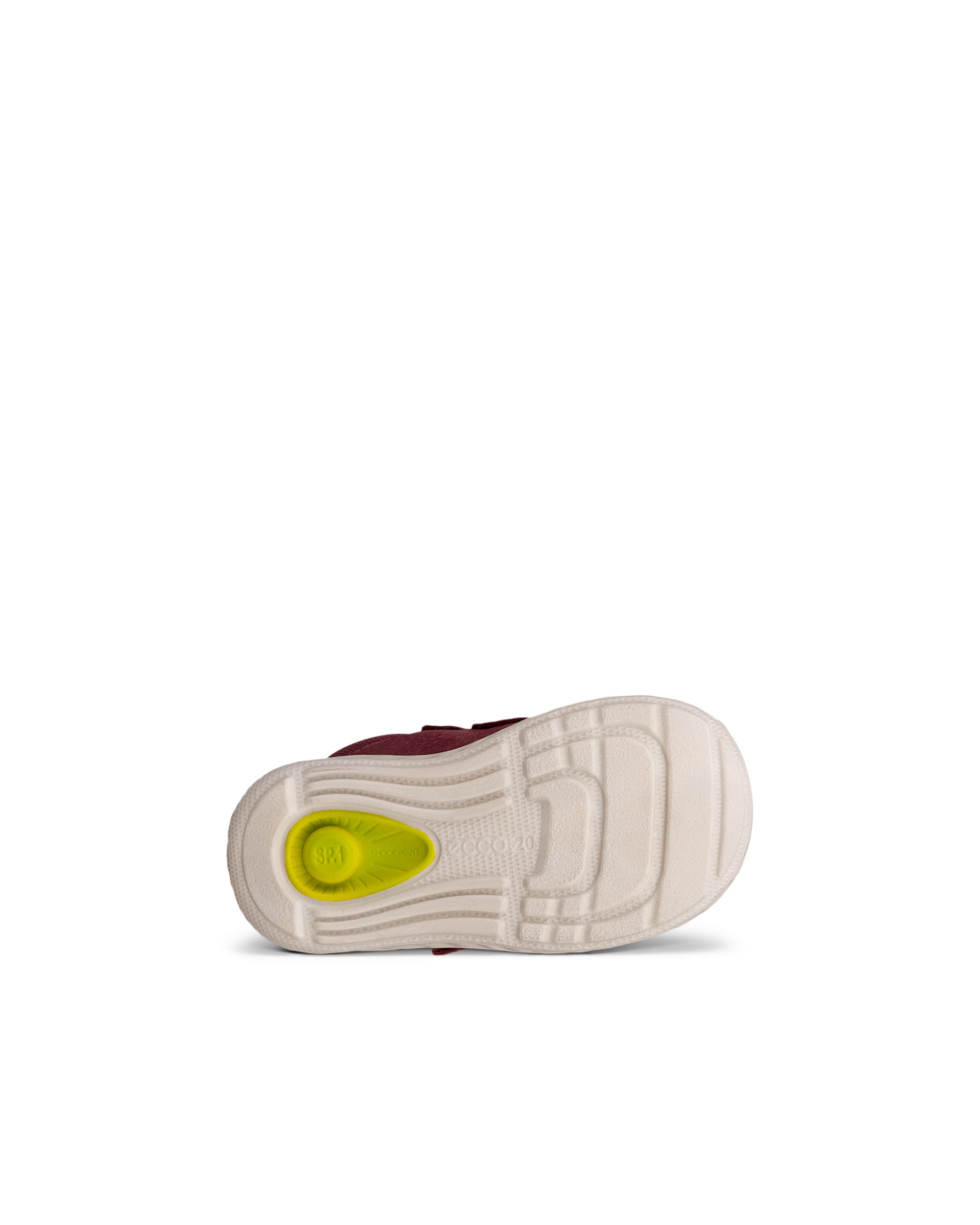 Dziecięce nubukowe buty sportowe na rzepy ECCO® SP.1 LITE INFANT - Różowy - Sole