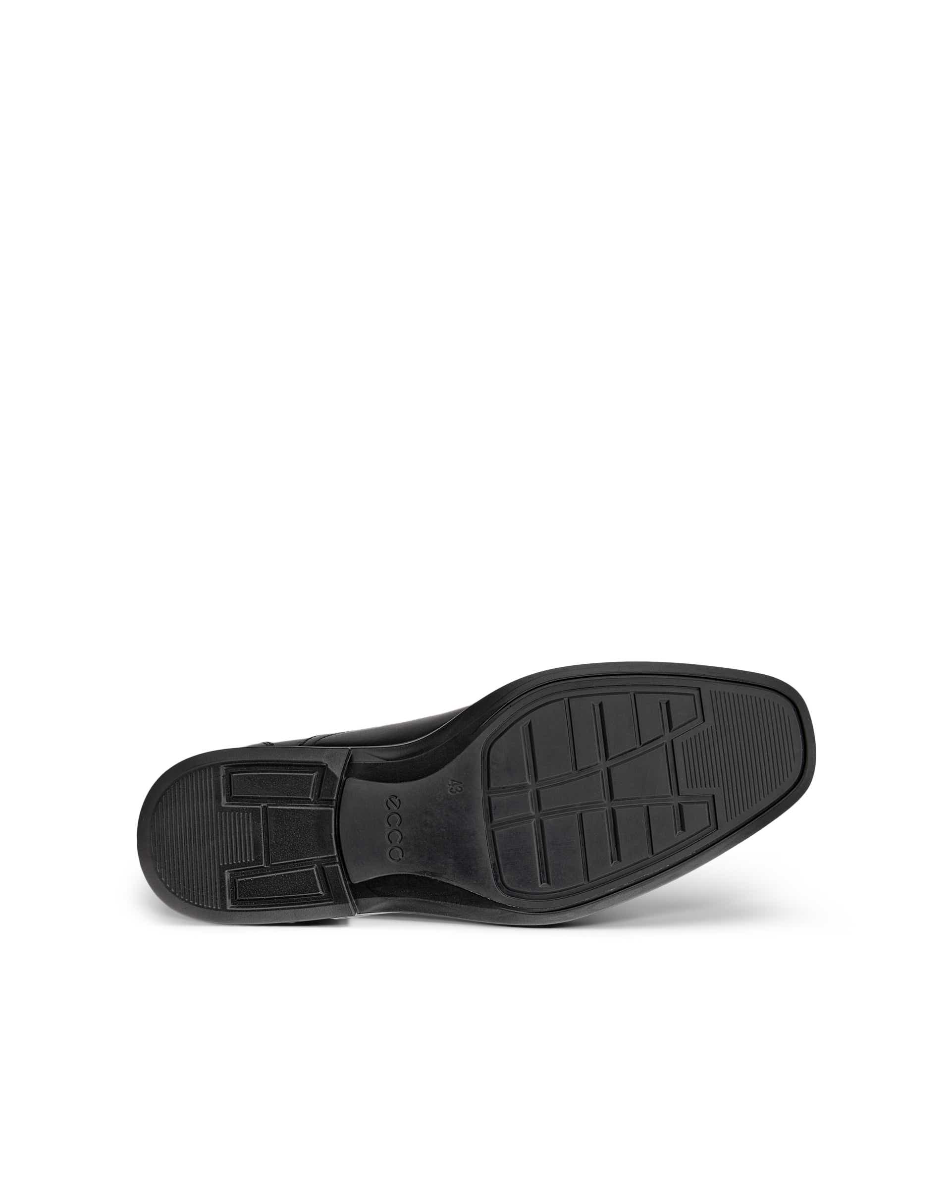 ECCO® Metropole Milan chaussures sans lacet en cuir pour homme - Noir - Sole