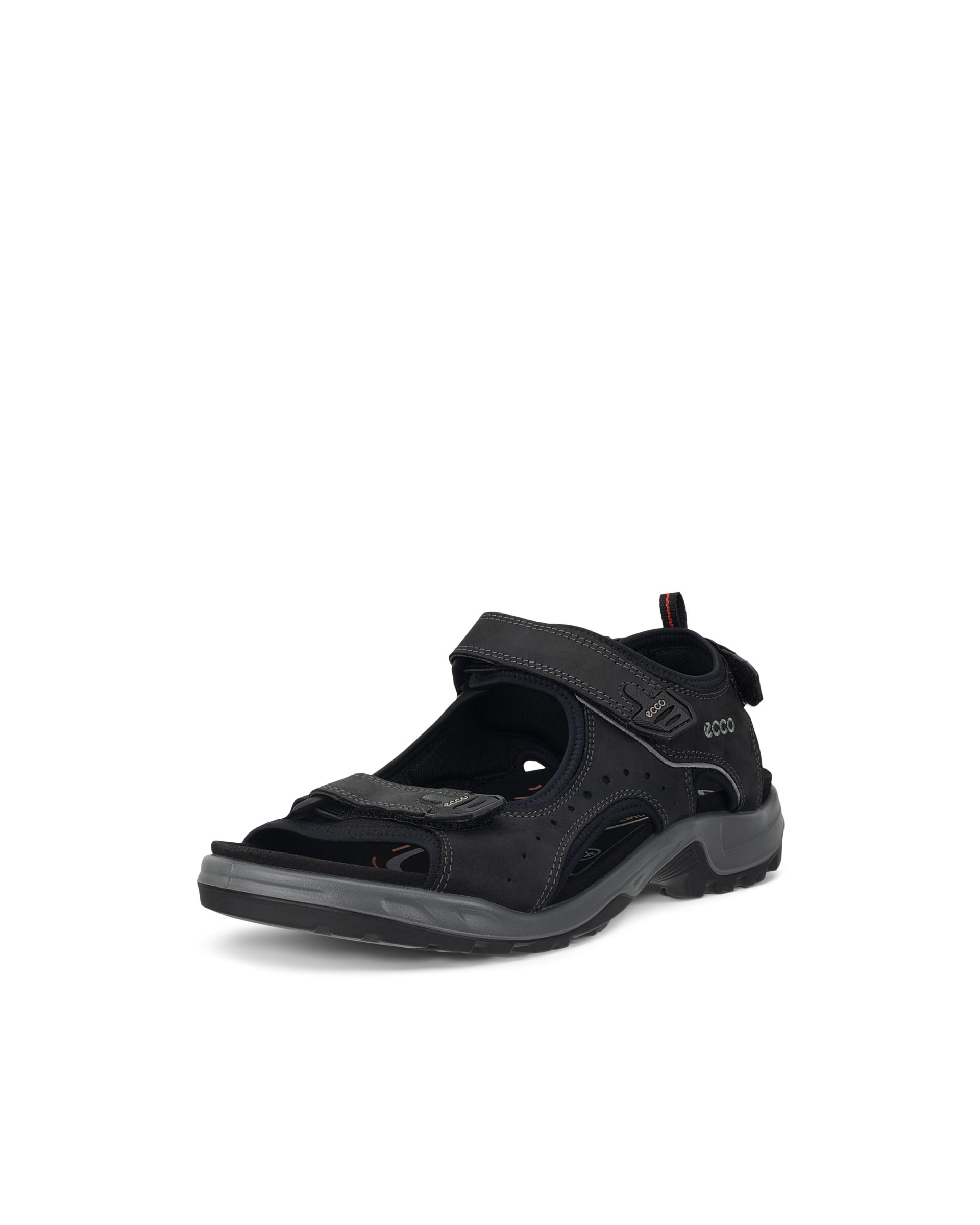 ECCO® Offroad Heren nubuck wandelsandaal - Zwart - Main