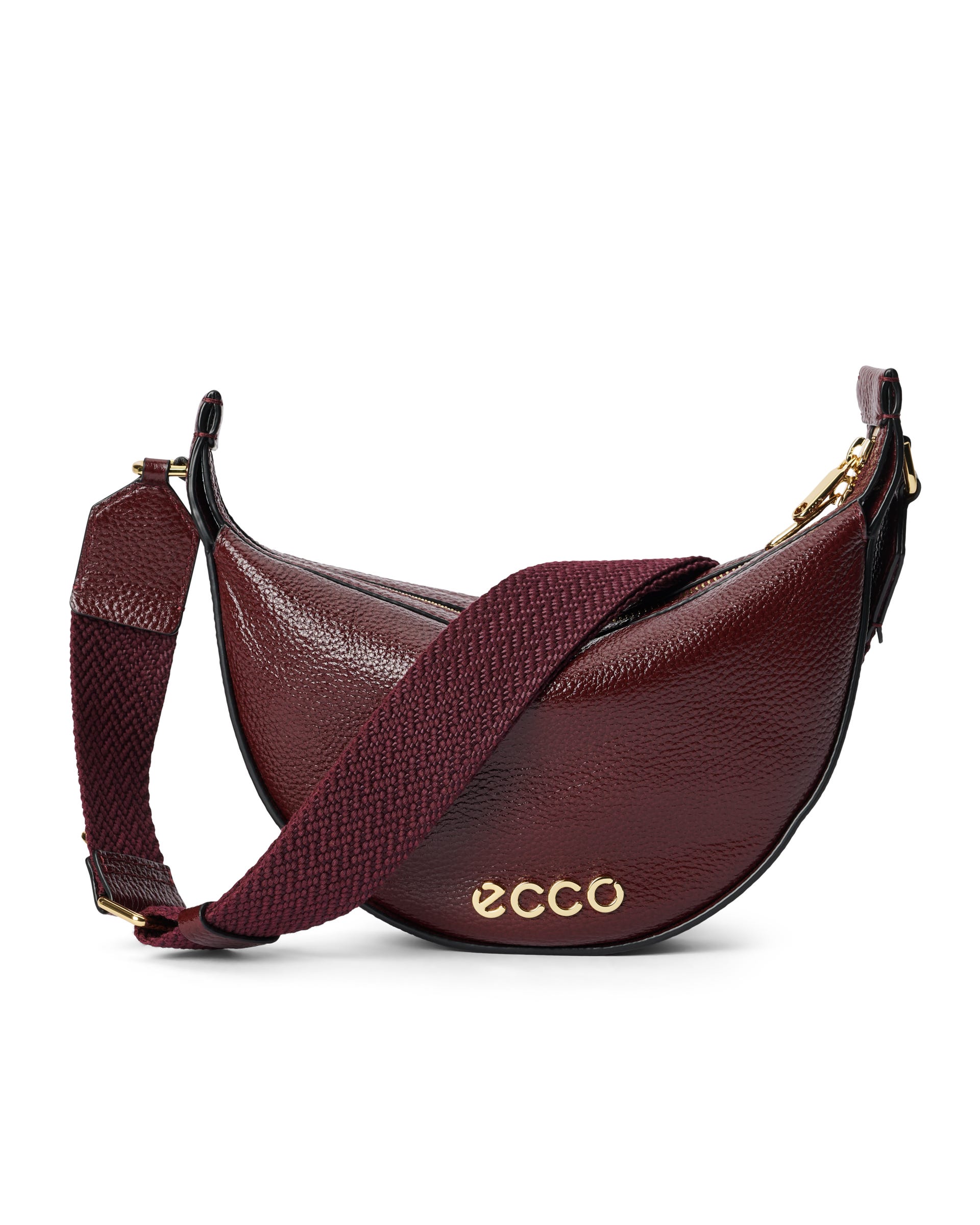 ECCO® Fortune Leather Crossbody Bag - Red - Main