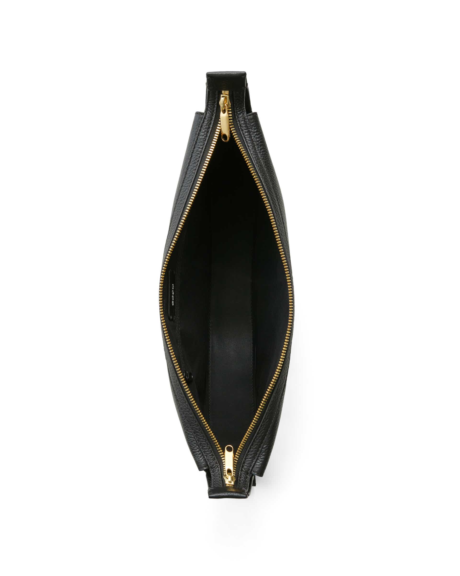 Skórzana torebka przez ramię ECCO® Fortune Bag - Czarny - Birdeye