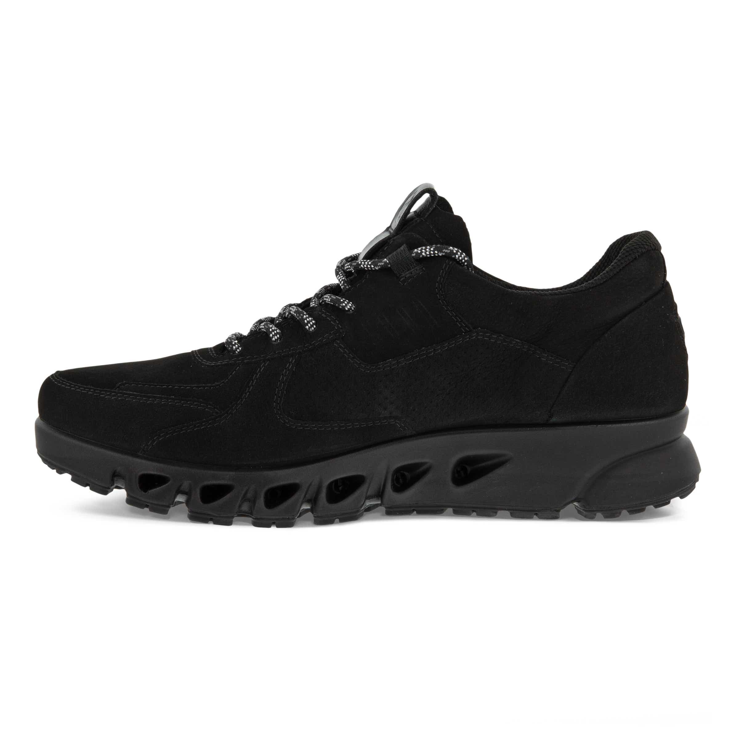 Men's ECCO® Multi-Vent Nubuck Gore-Tex Outdoor Sneaker - Black - Inside