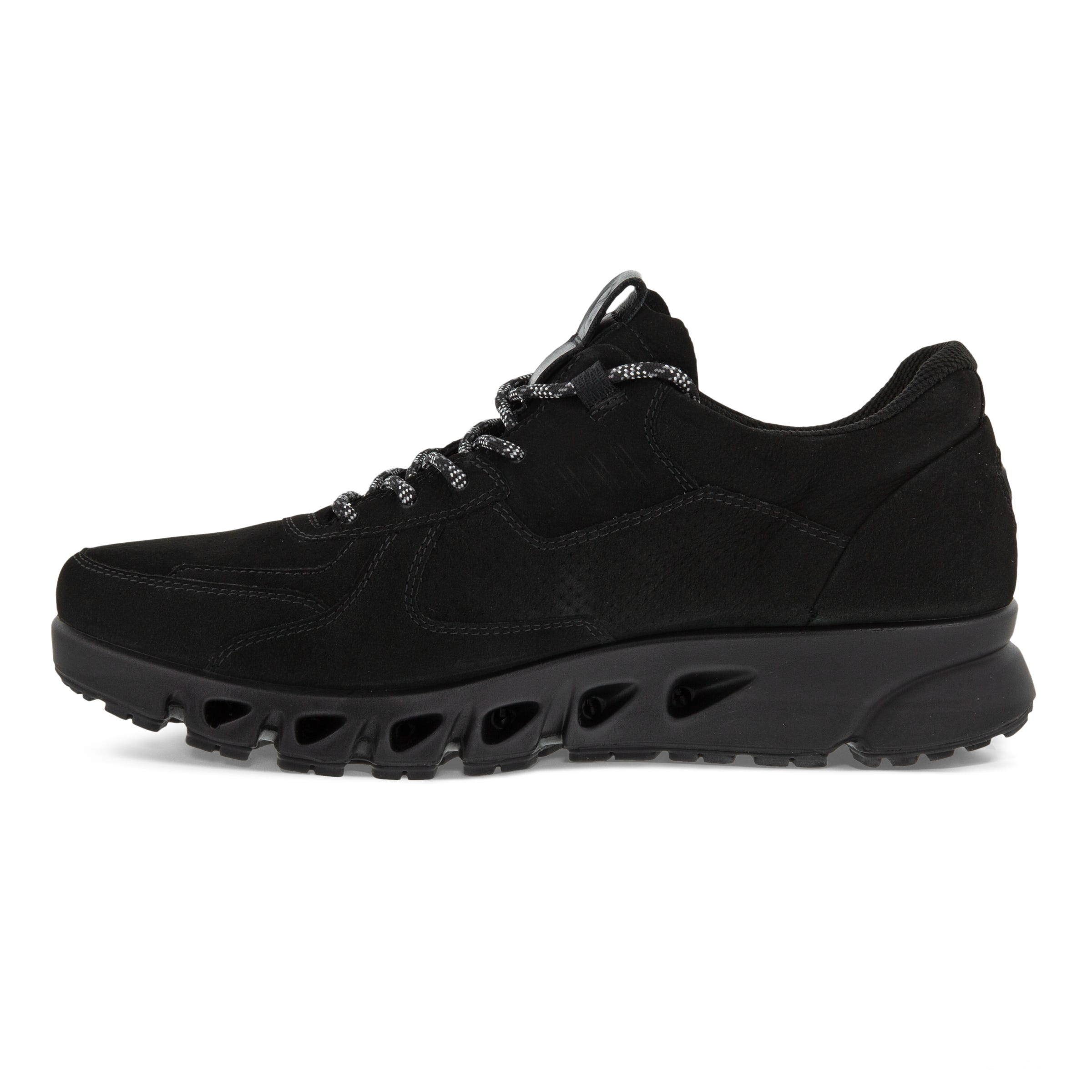 Men's ECCO® Multi-Vent Nubuck Gore-Tex Outdoor Sneaker - Black - Inside