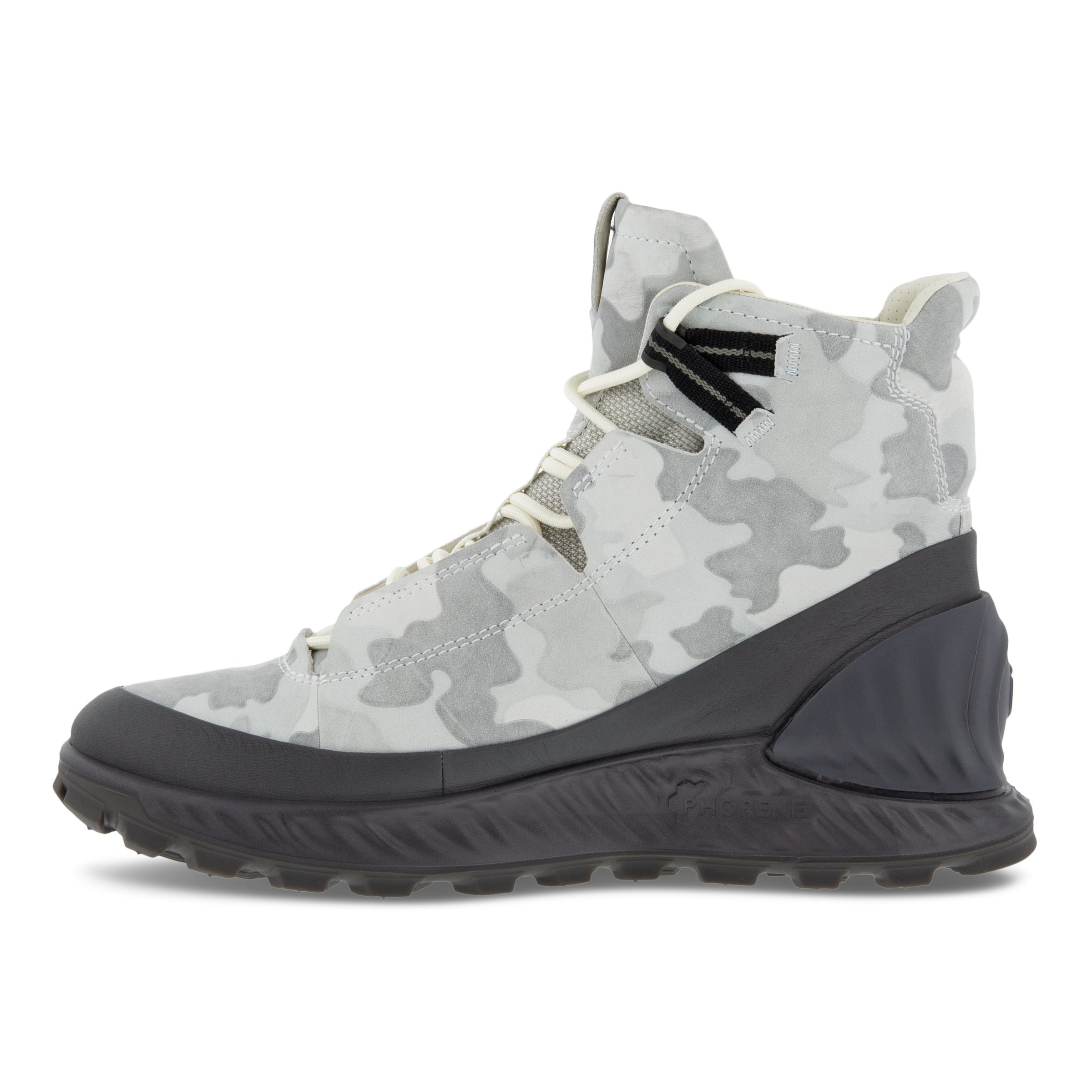 Men's ECCO® Exostrike Leather Sneaker Boot | Grey