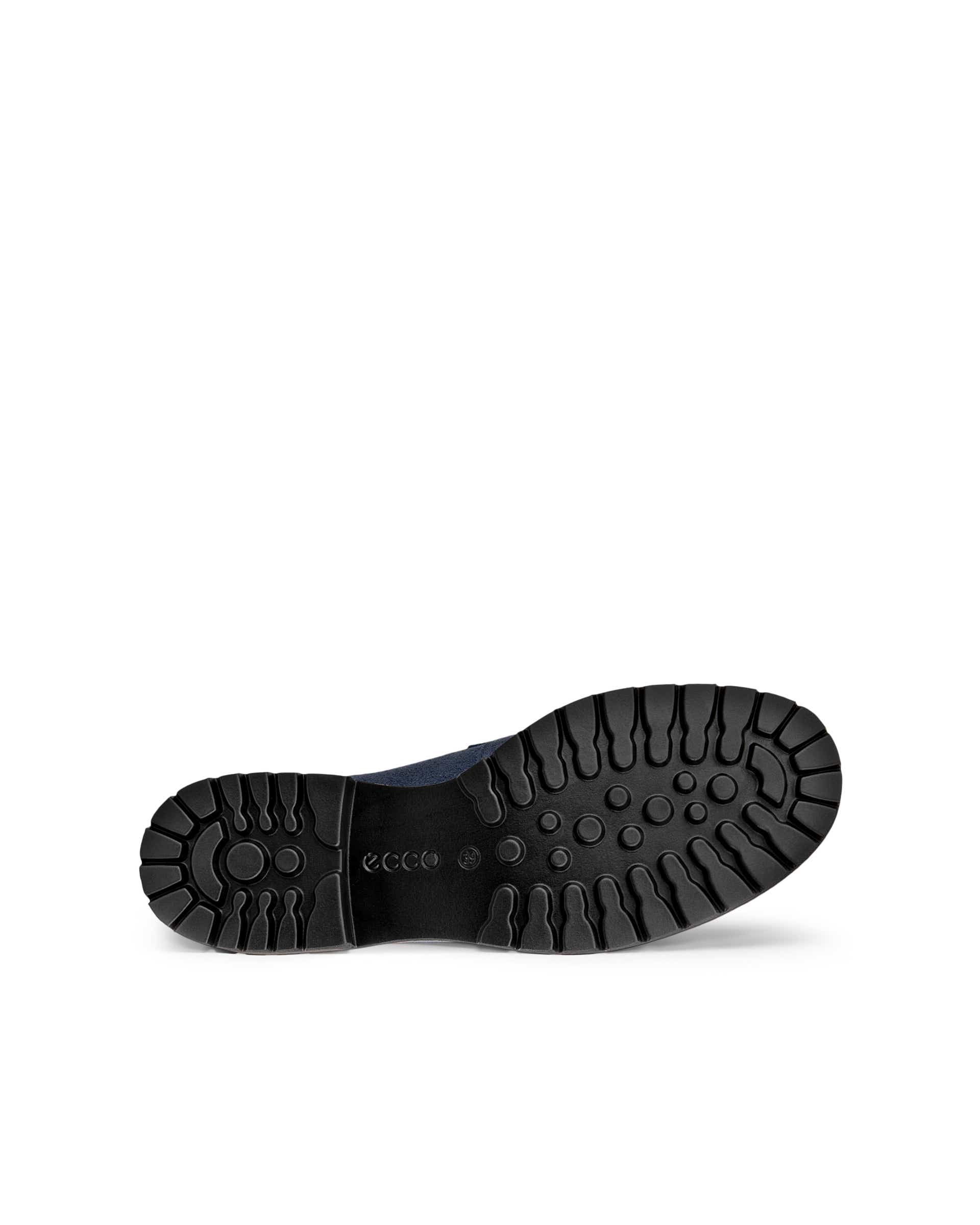 Women's ECCO® Elaina Leather Penny Loafer - Blue - Sole