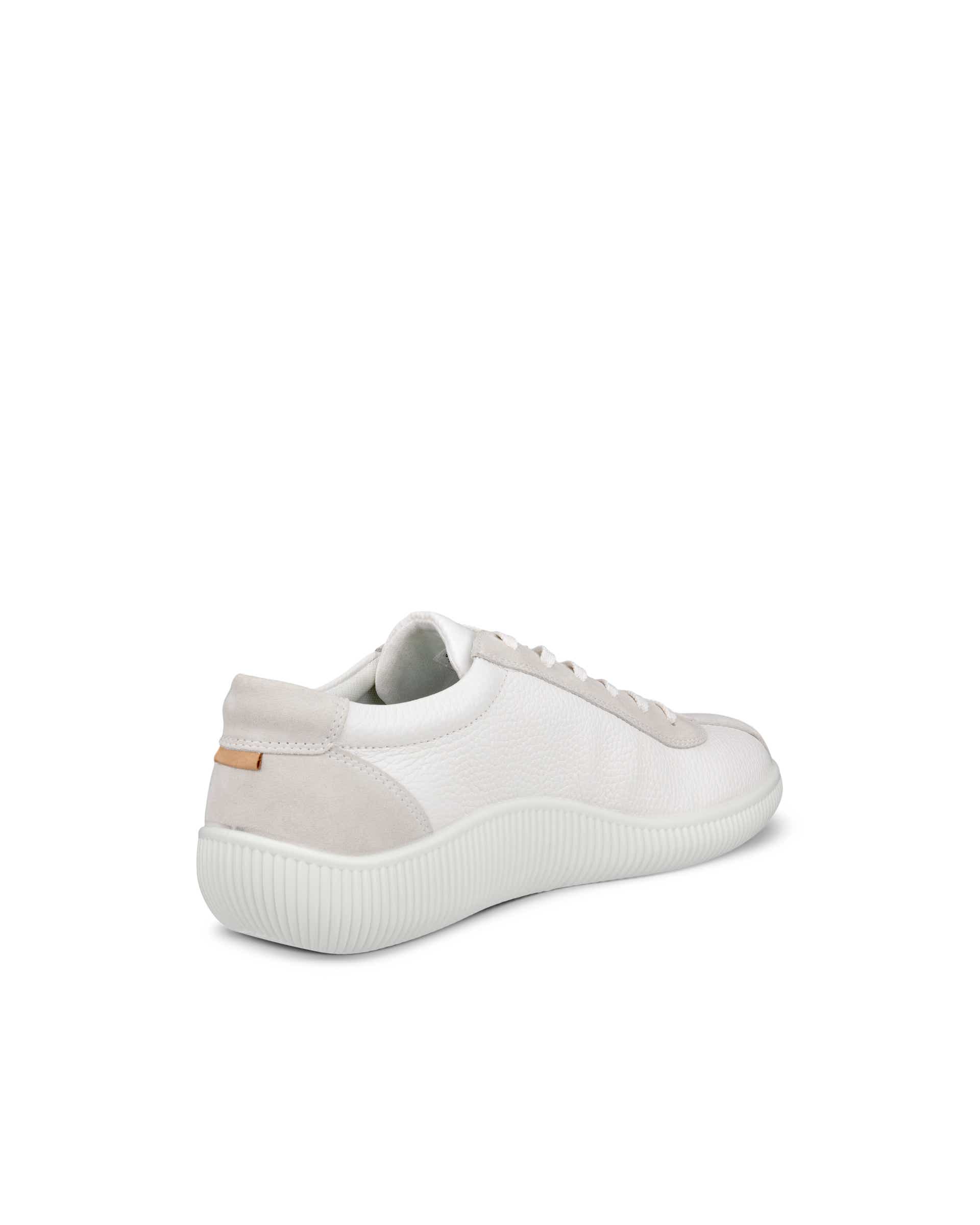 Ténis couro homem ECCO® Soft Zero - Branco - Back