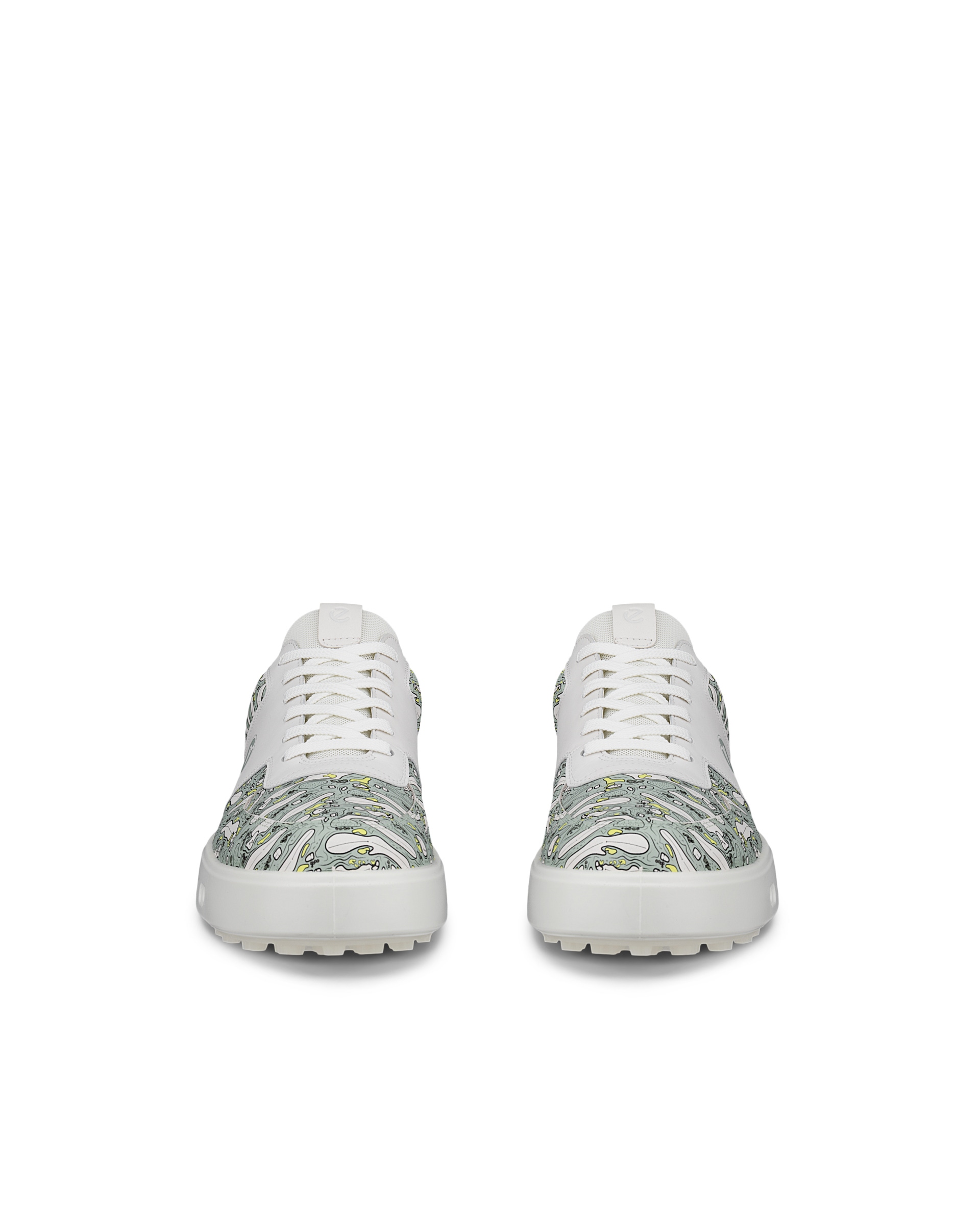 ECCO Golf Street 720 Hybrid メンズ レザーGore-Texゴルフシューズ - ホワイト - Front pair